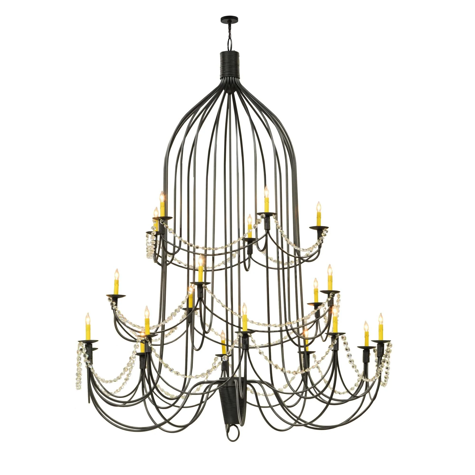 Meyda Lighting 72 Inch 20 Light Semi Flush Mount Cp248960 - Image 1