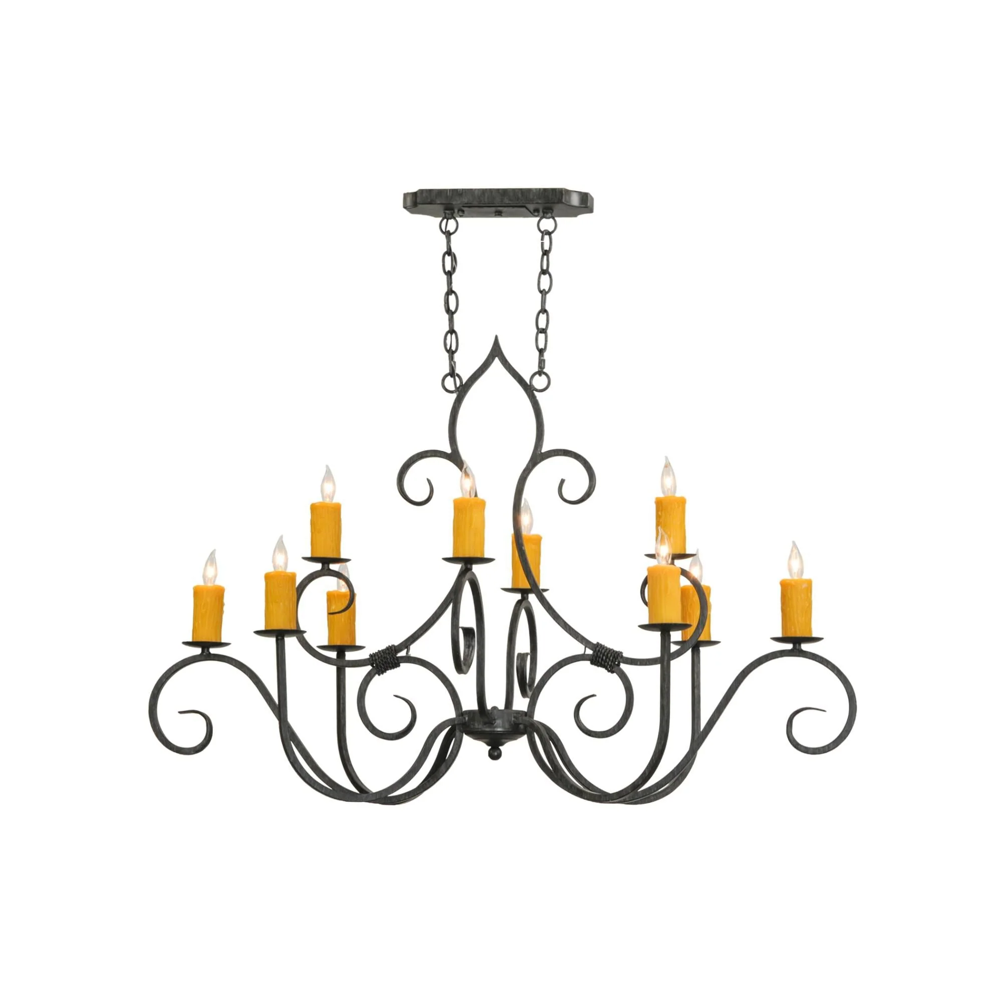 Meyda Lighting 47 Inch 10 Light Semi Flush Mount Cp248968 - Image 1