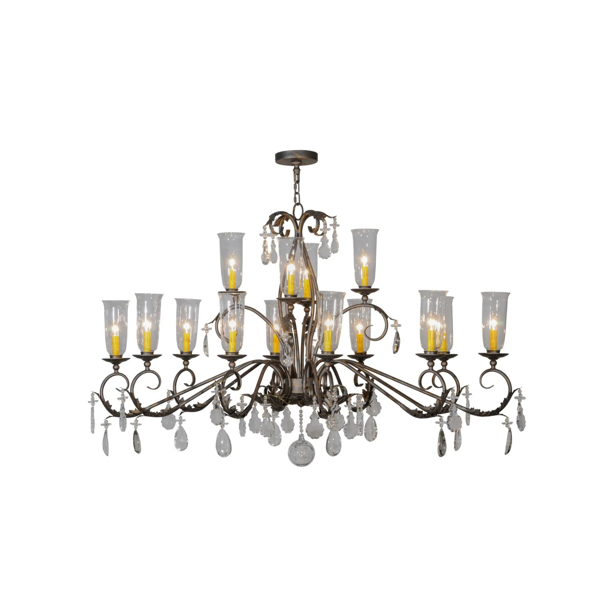 Meyda Lighting 62 Inch 14 Light Semi Flush Mount Cp248973 - Image 1