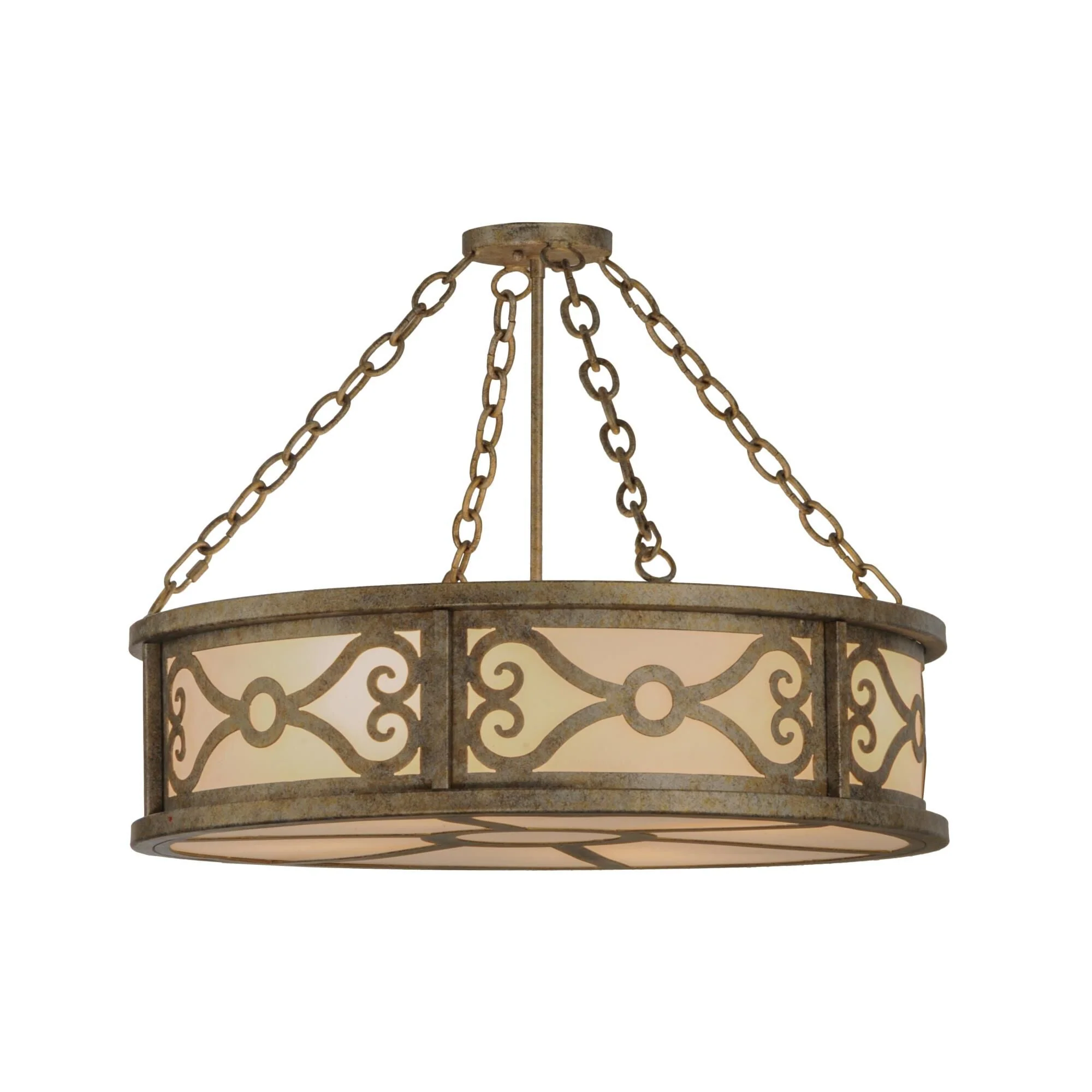 Meyda Lighting 26 Inch 4 Light Semi Flush Mount Cp248983 - Image 1