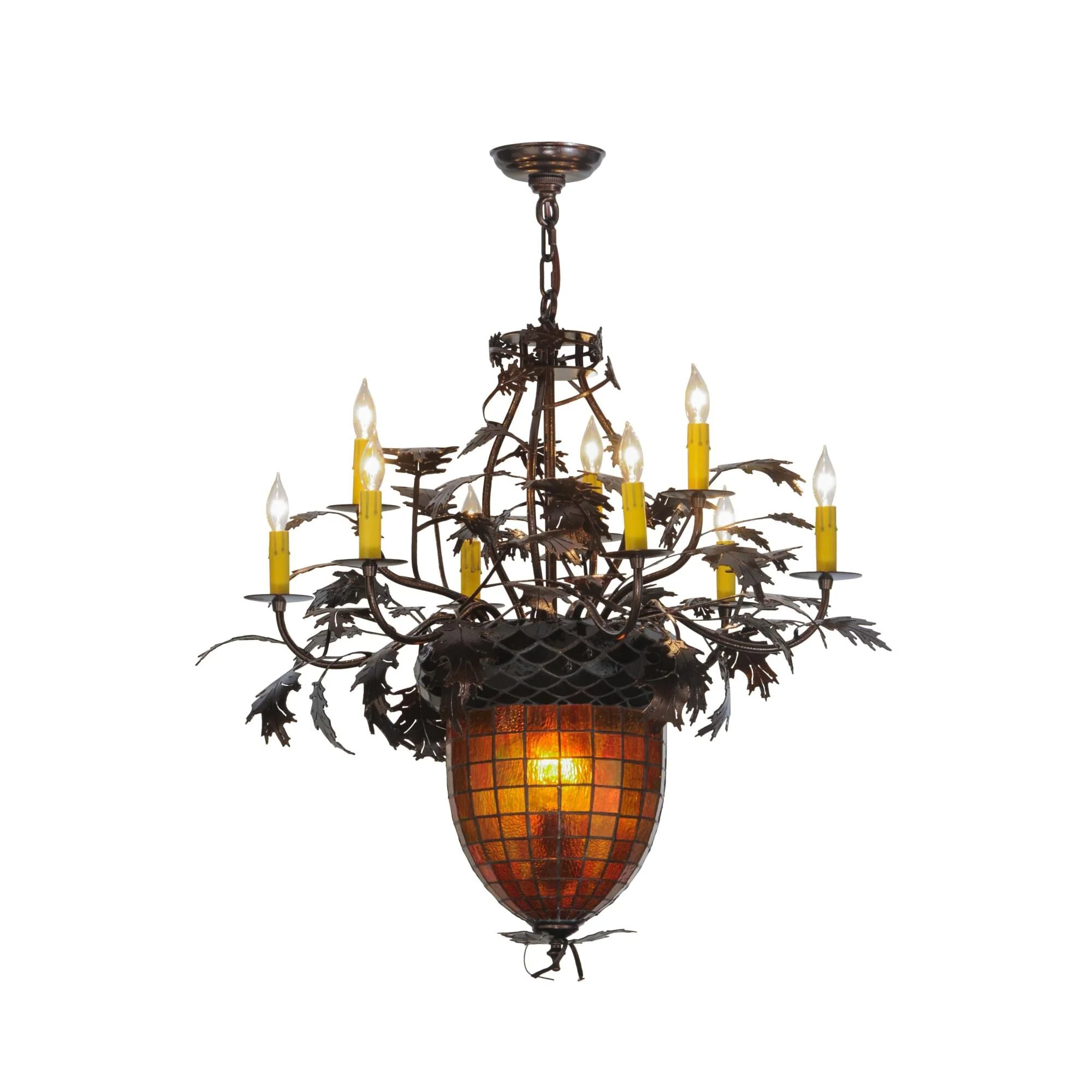 Meyda Lighting 32 Inch 2 Light Chandelier Cp248990 - Image 1