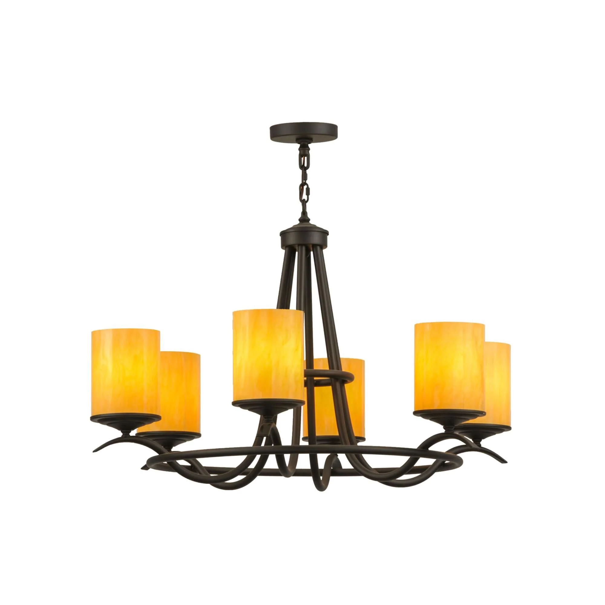 Meyda Lighting 39 Inch 6 Light Chandelier Cp249019 - Image 1