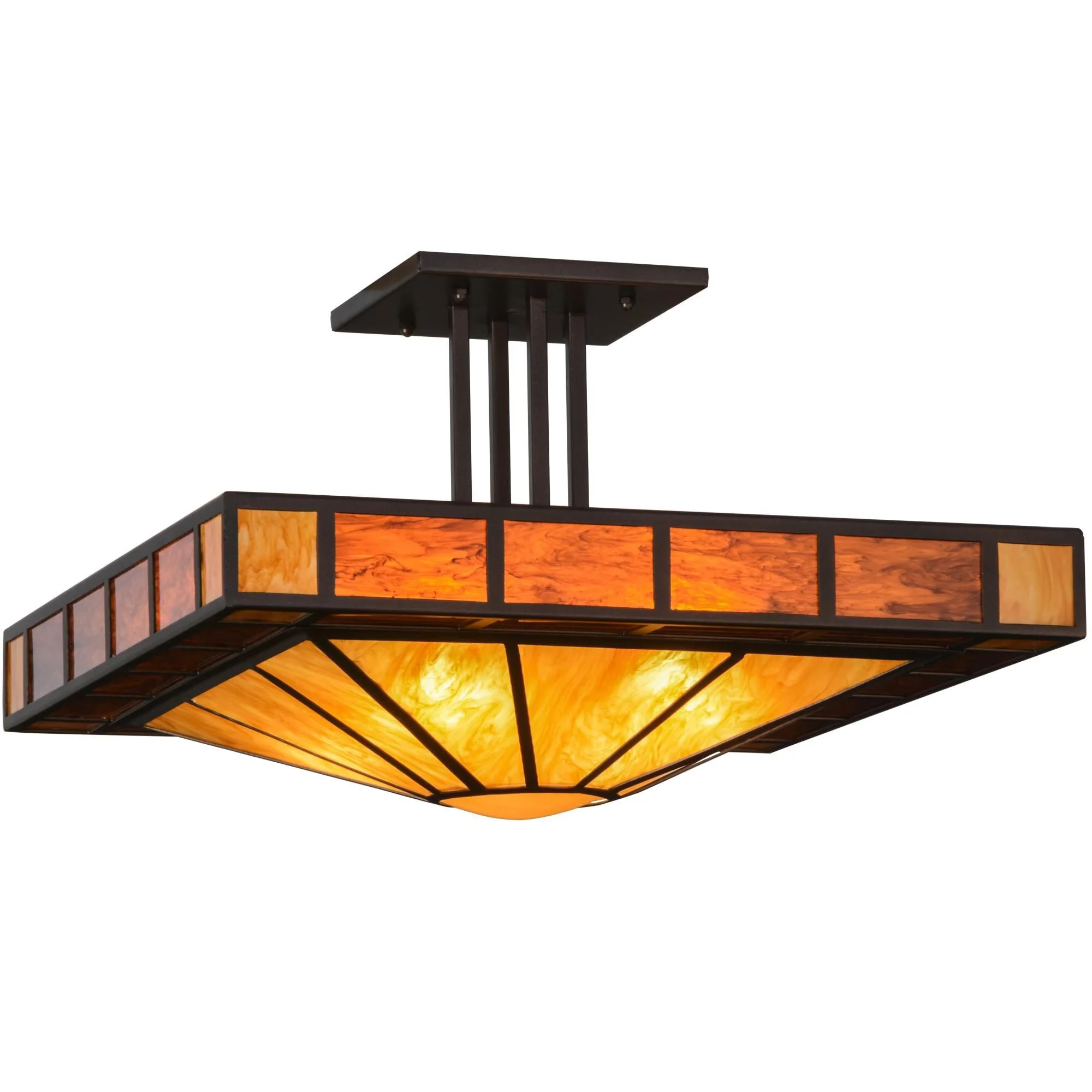 Meyda Lighting 34 Inch 4 Light Semi Flush Mount Cp249102 - Image 1