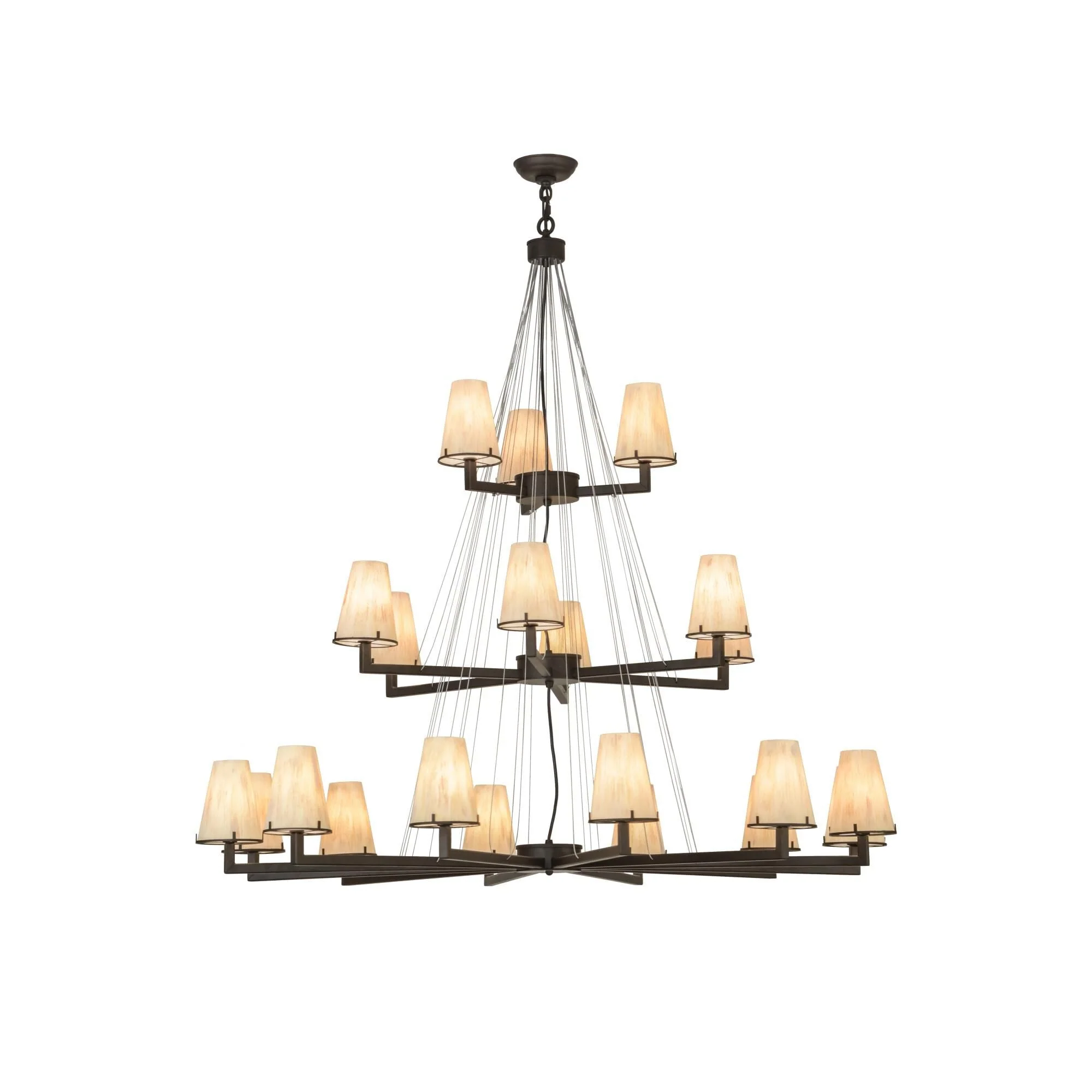 Meyda Lighting 54 Inch 21 Light Semi Flush Mount Cp249179 - Image 1