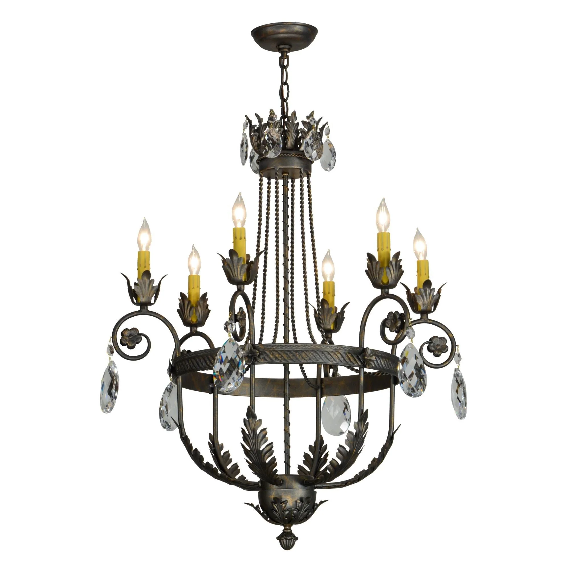 Meyda Lighting 26 Inch 6 Light Chandelier Cp249187 - Image 1