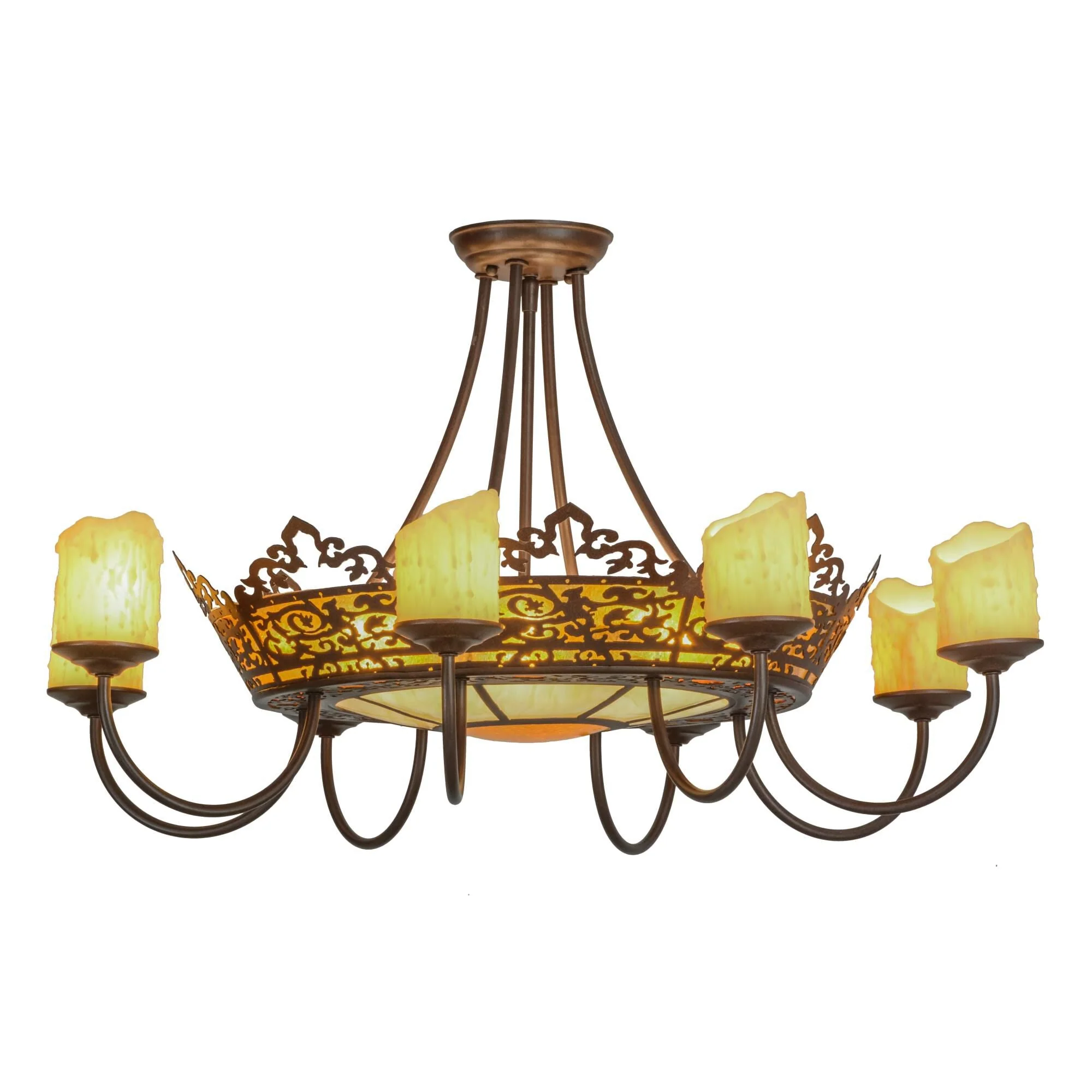 Meyda Lighting 32 Inch 20 Light Semi Flush Mount Cp249202 - Image 1