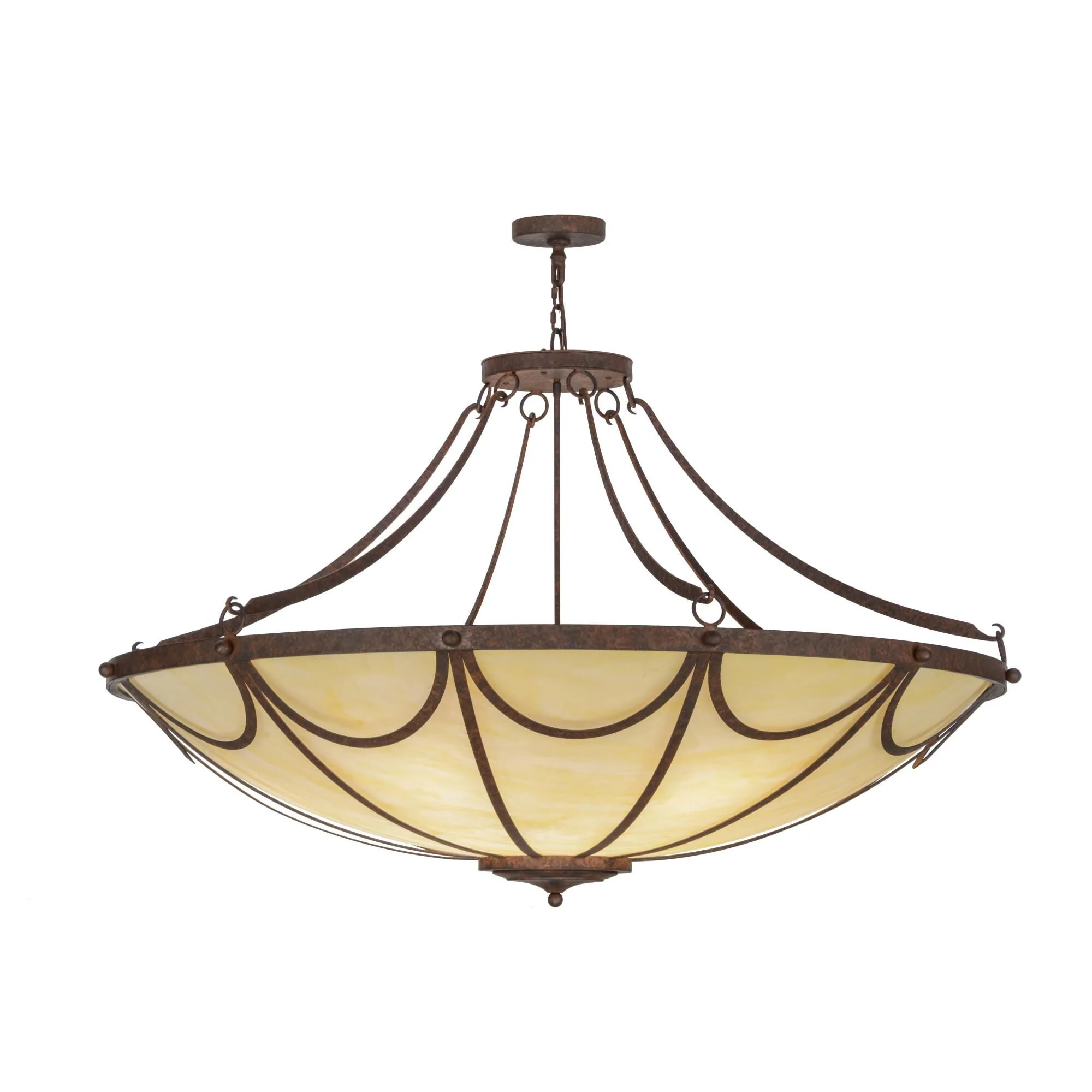 Meyda Lighting 60 Inch 12 Light Semi Flush Mount Cp249213 - Image 1