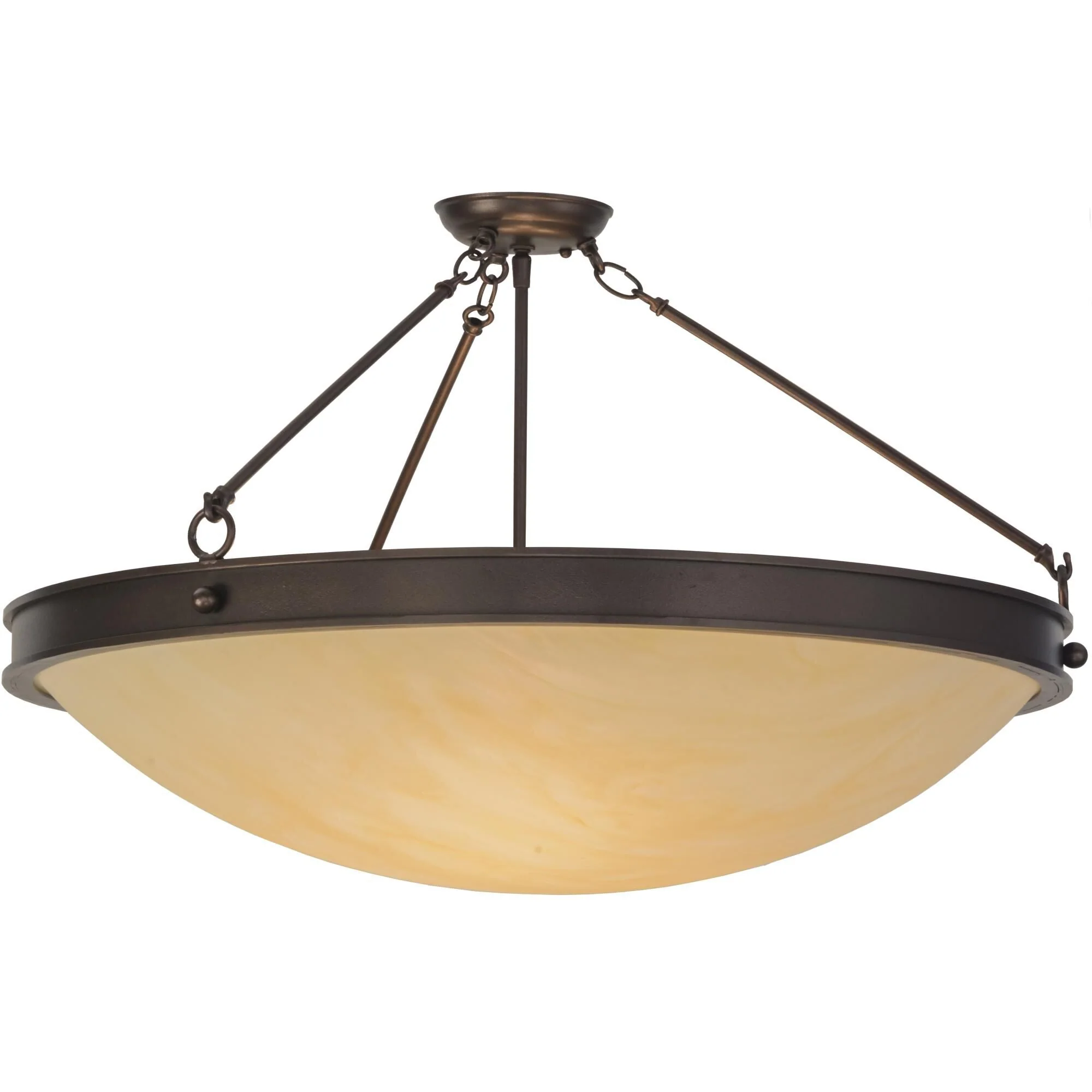 Meyda Lighting 30 Inch 3 Light Semi Flush Mount Cp249235 - Image 1