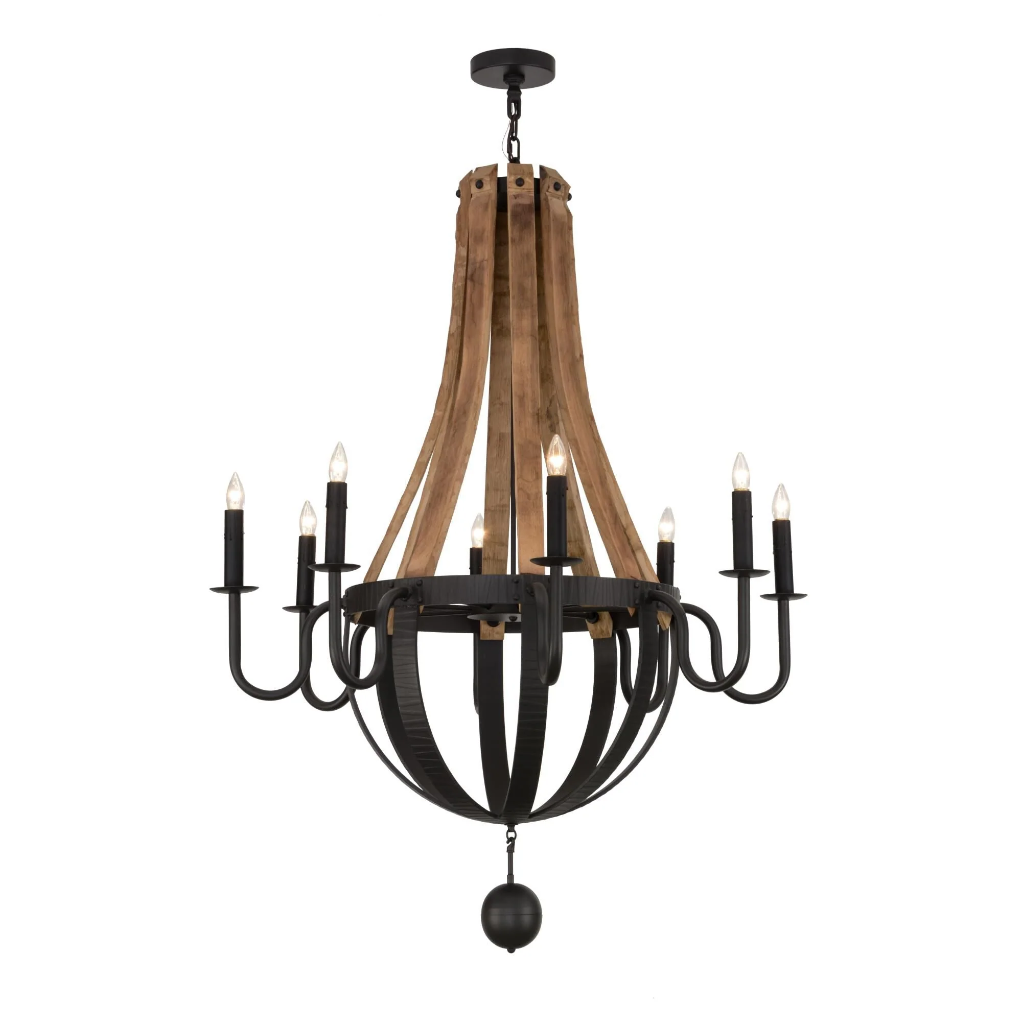 Meyda Lighting 43 Inch 8 Light Semi Flush Mount Cp249236 - Image 1