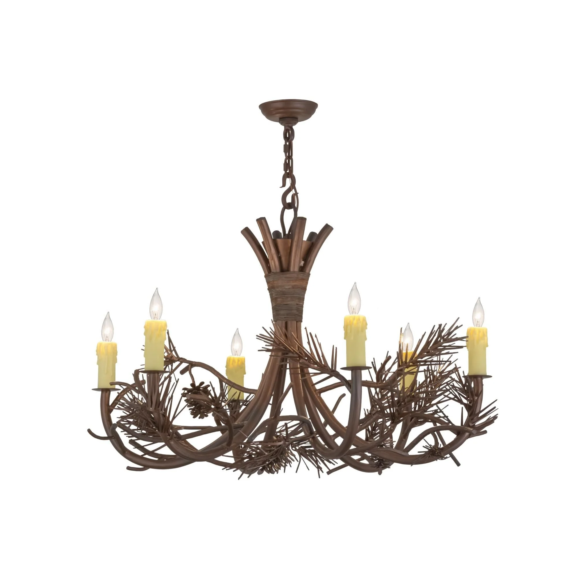 Meyda Lighting 36 Inch 6 Light Chandelier Cp249245 - Image 1