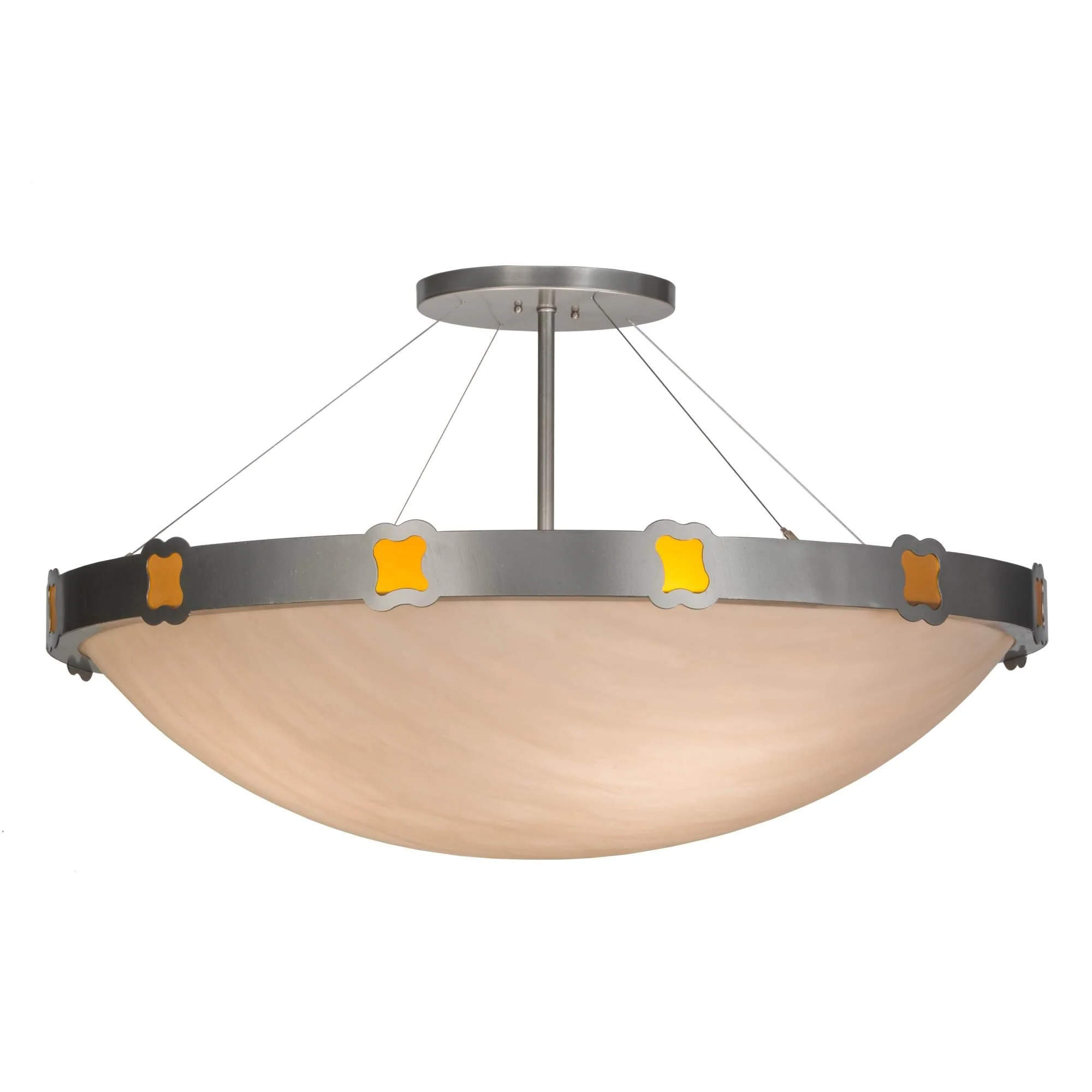 Meyda Lighting 42 Inch 4 Light Semi Flush Mount Cp249252 - Image 1