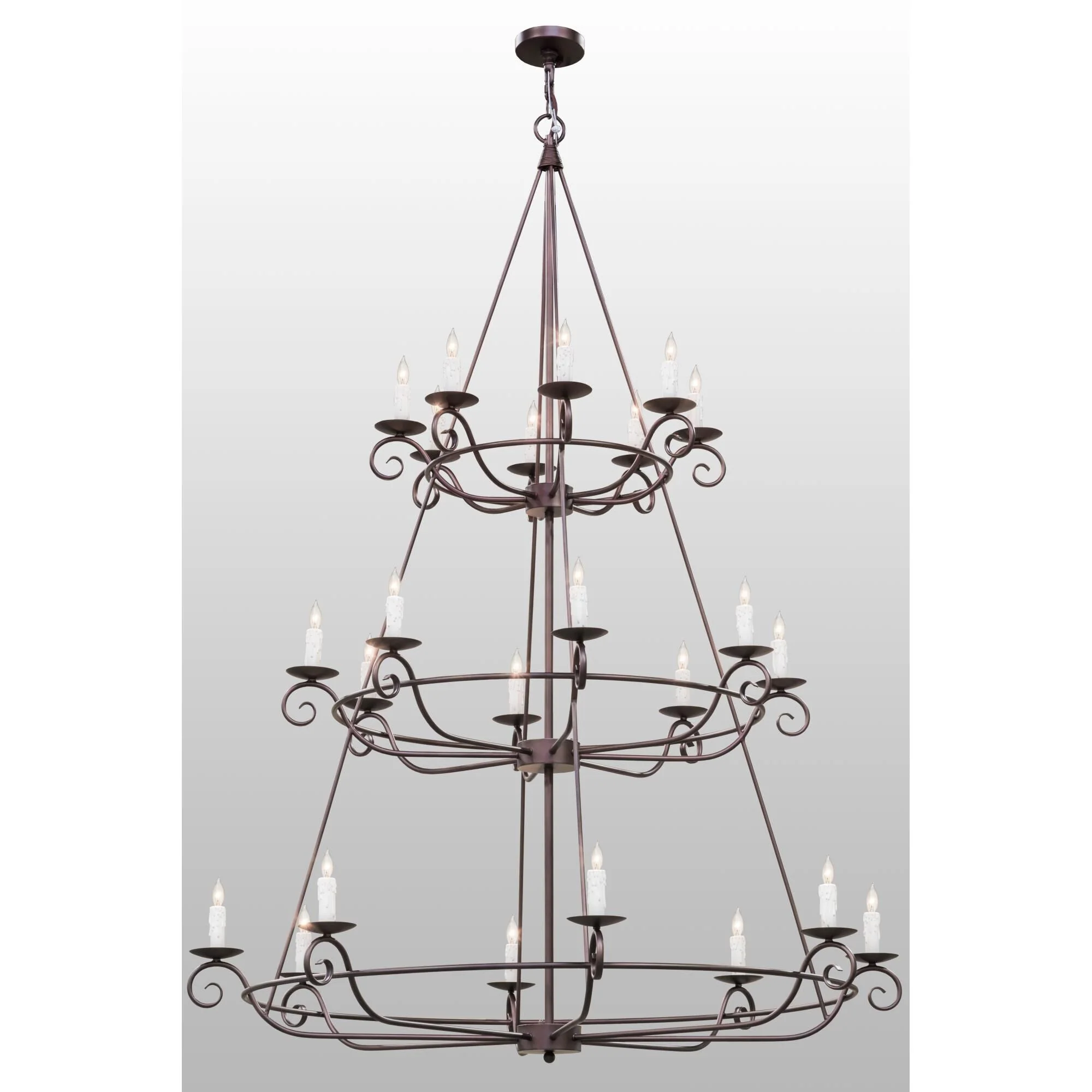 Meyda Lighting 60 Inch 24 Light Semi Flush Mount Cp249277 - Image 1