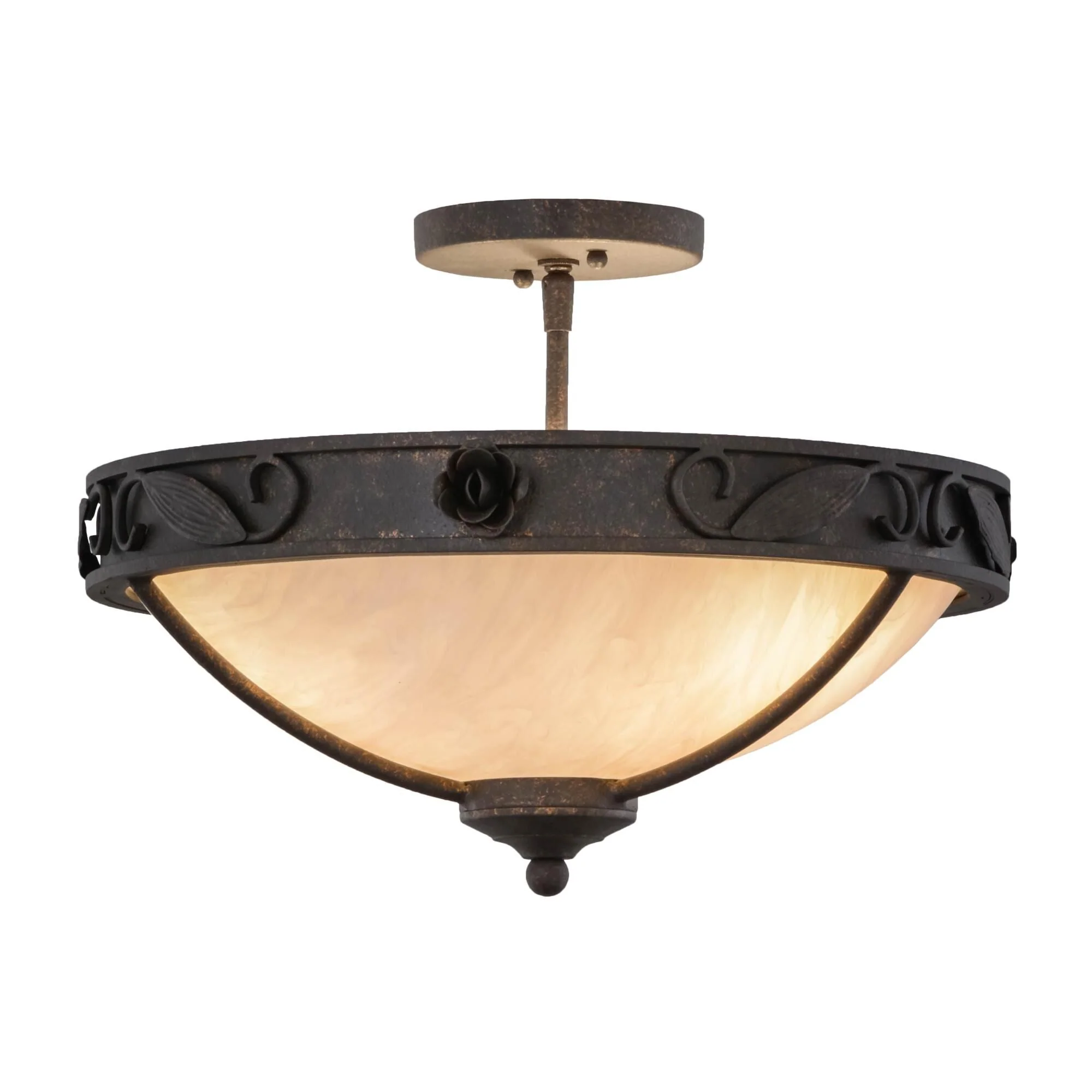 Meyda Lighting 17 Inch 3 Light Flush Mount Cp249329 - Image 1