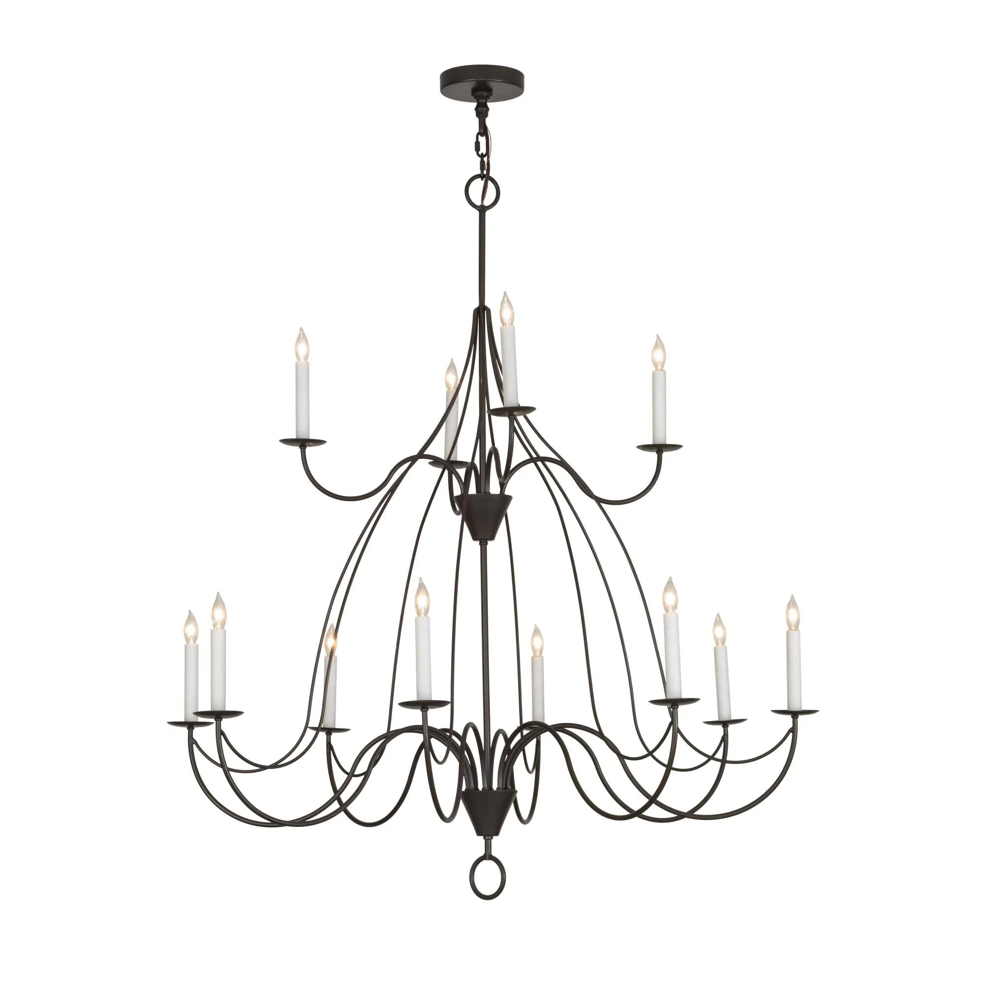 Meyda Lighting 48 Inch 12 Light Semi Flush Mount Cp249343 - Image 1
