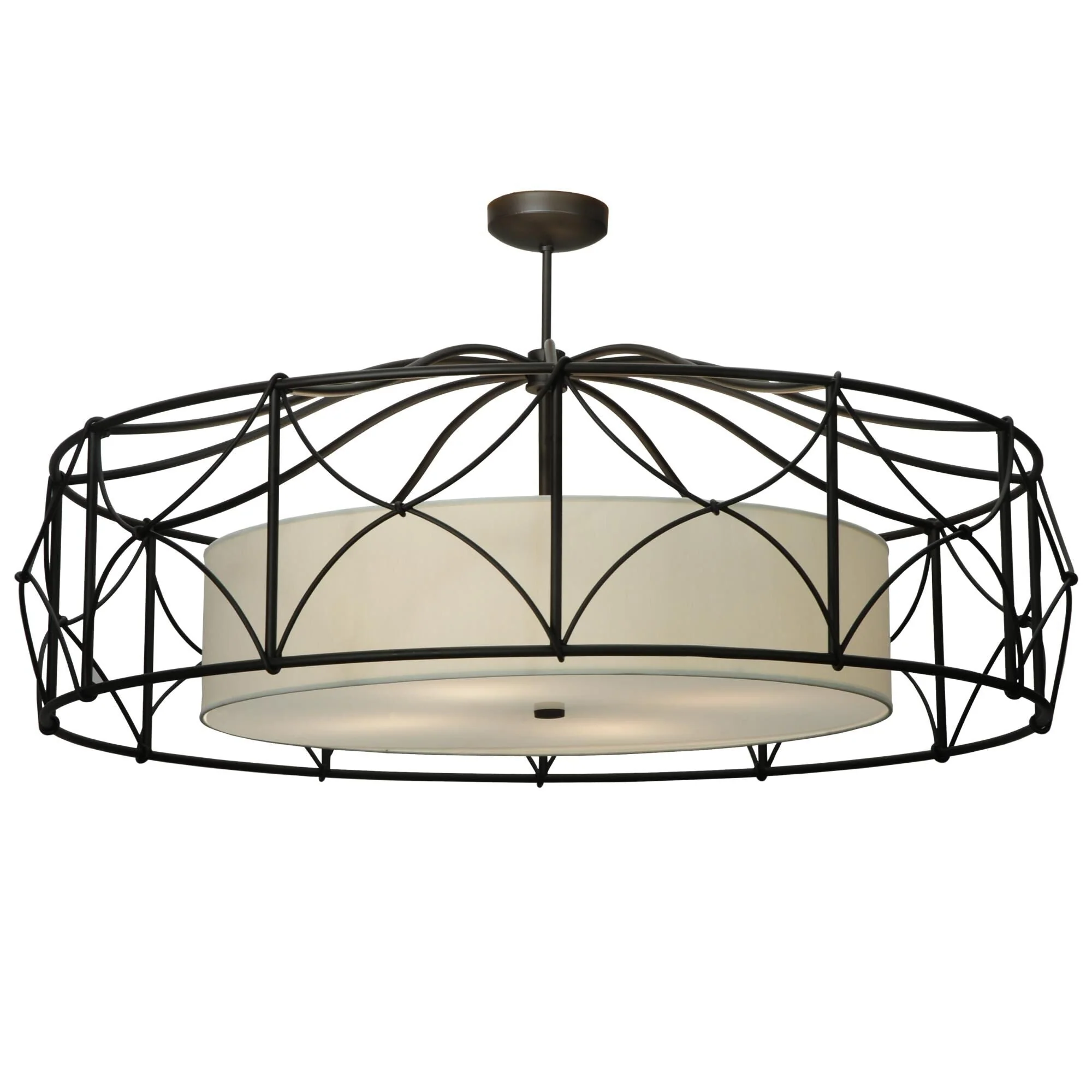 Meyda Lighting 53 Inch 4 Light Semi Flush Mount Cp249422 - Image 1