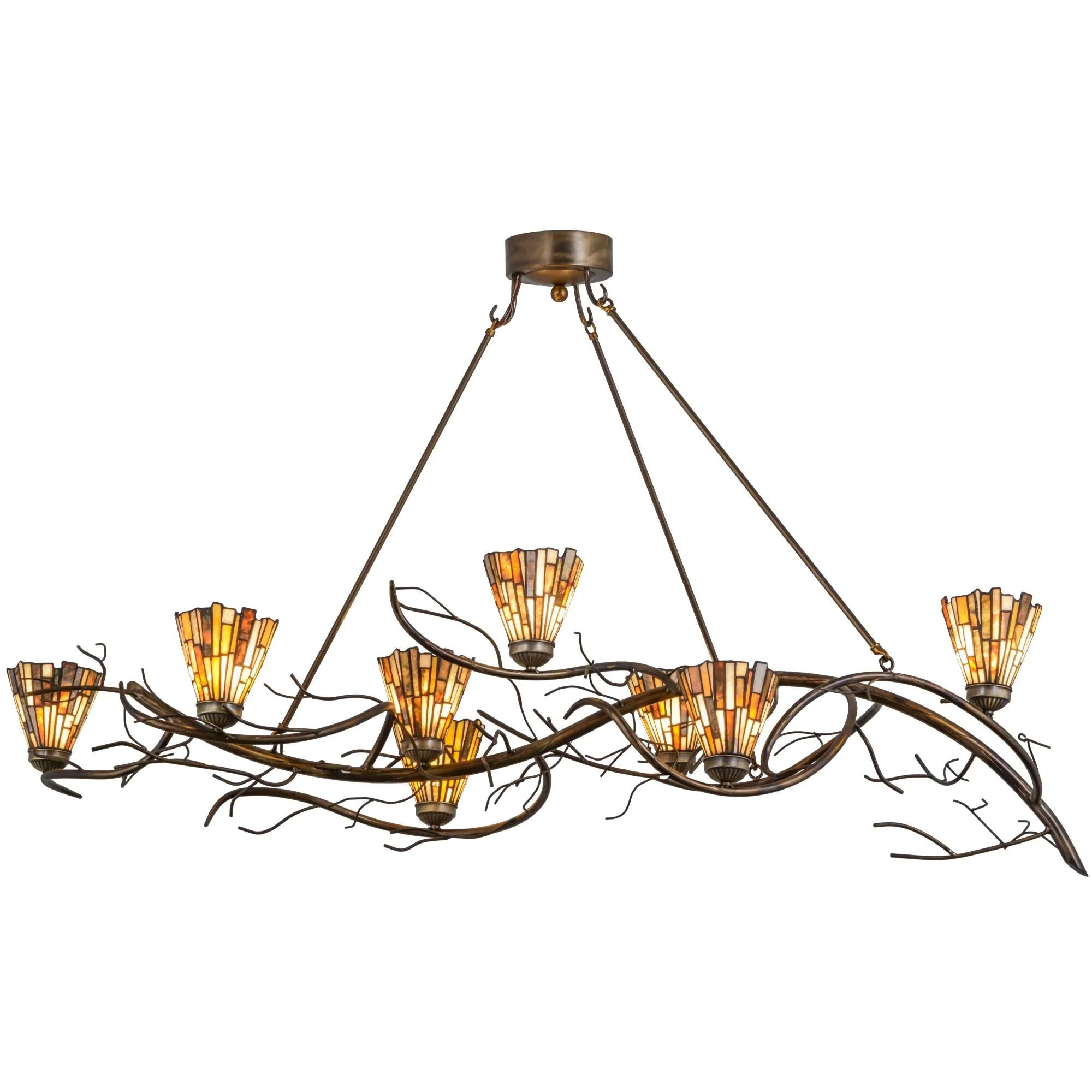 Meyda Lighting 61 Inch 8 Light Semi Flush Mount Cp249479 - Image 1