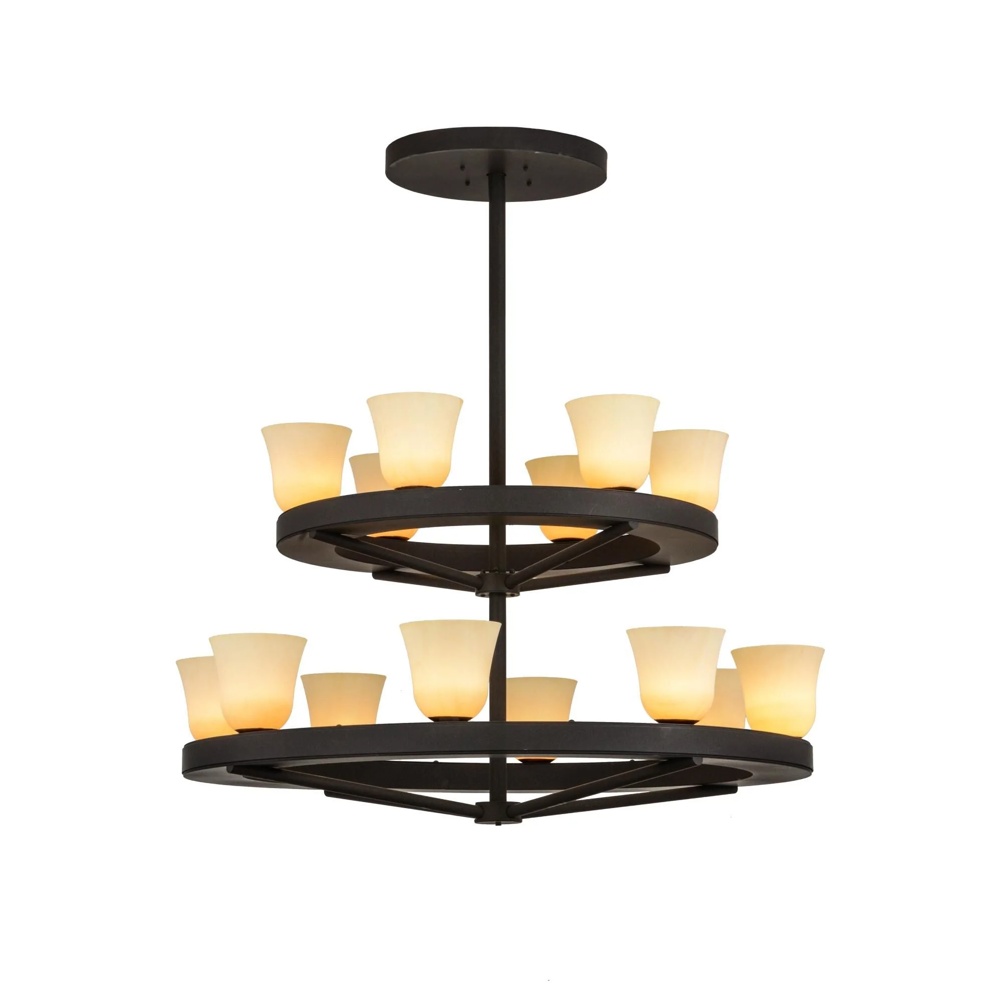 Meyda Lighting 57 Inch 14 Light Semi Flush Mount Cp249491 - Image 1