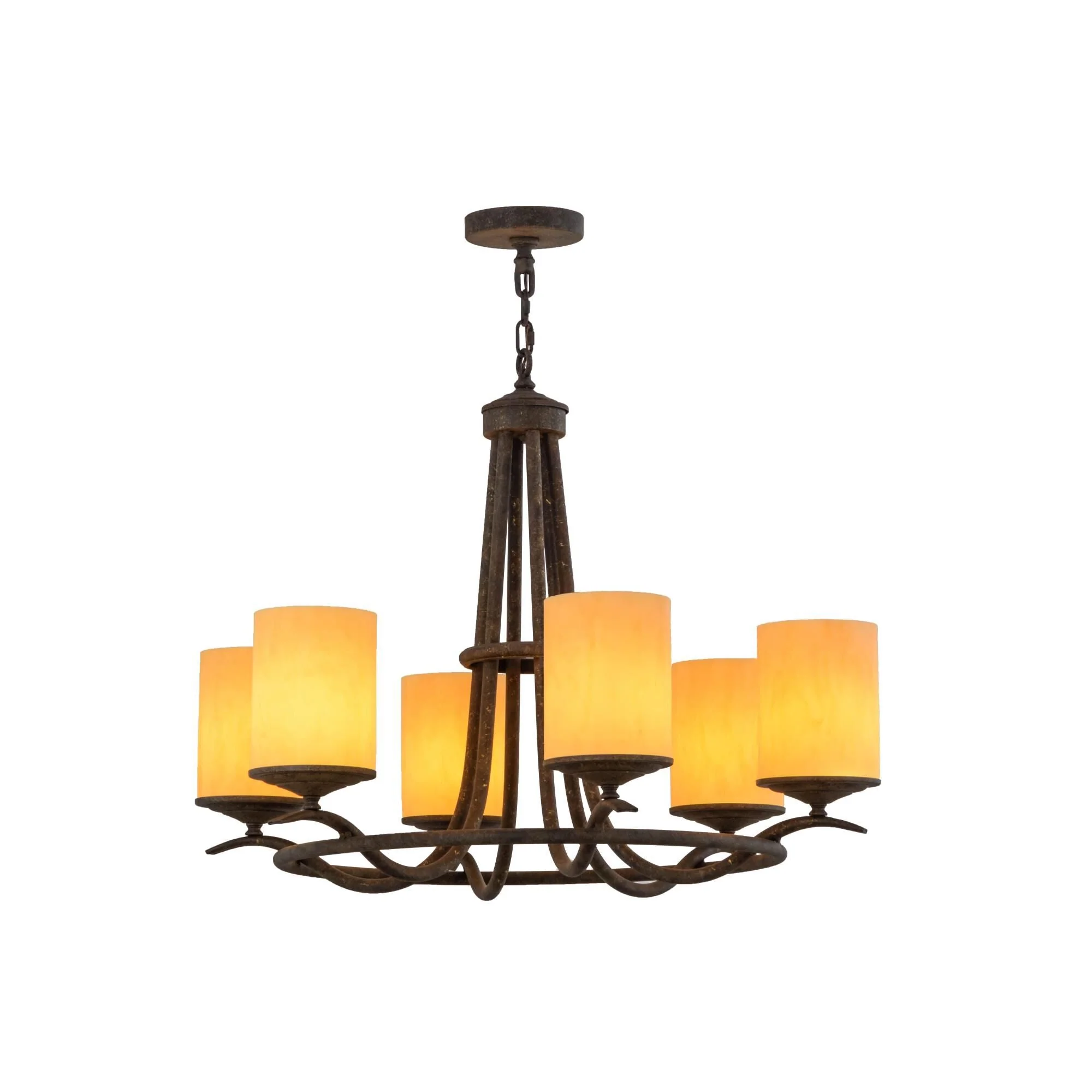 Meyda Lighting 36 Inch 6 Light Chandelier Cp249564 - Image 1