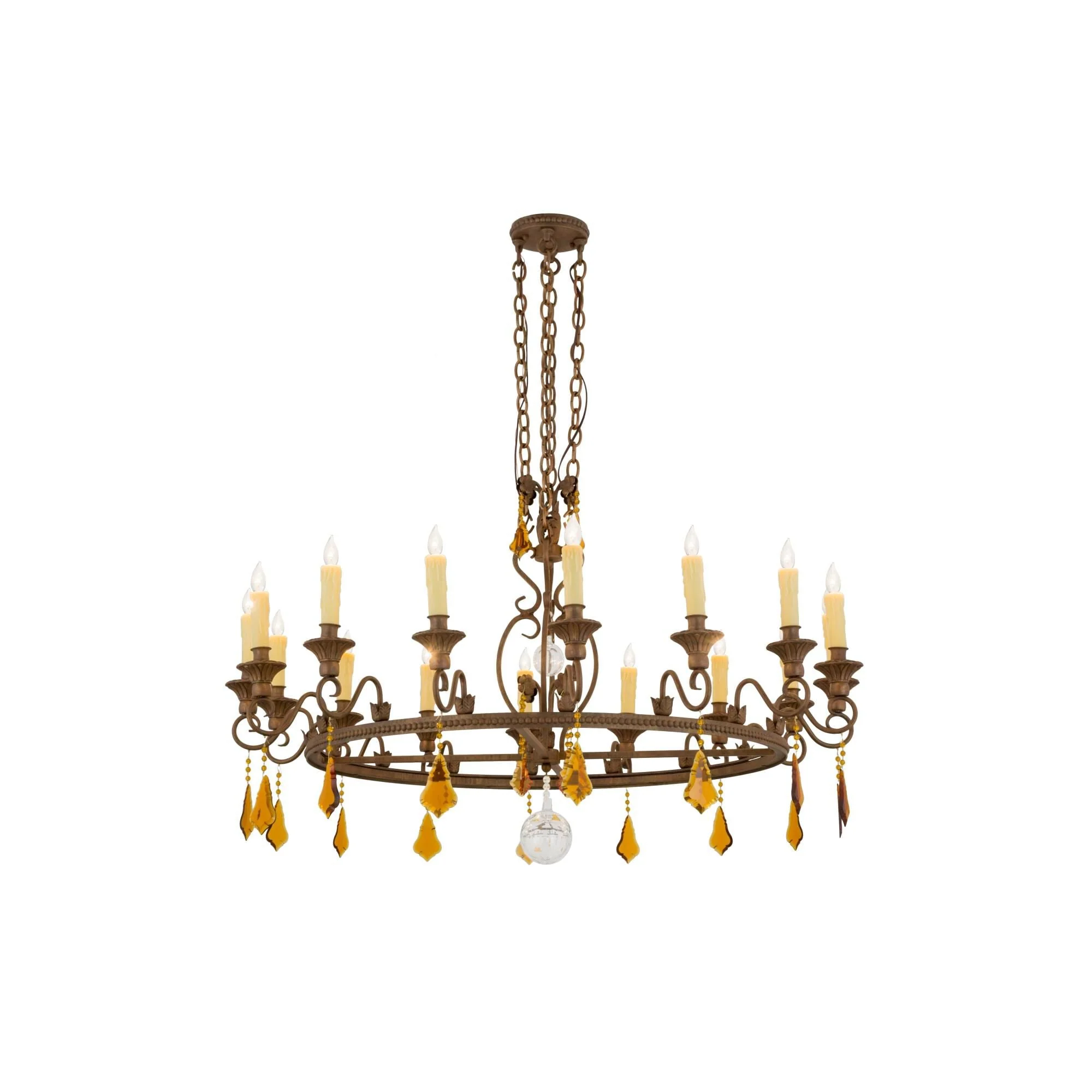 Meyda Lighting 48 Inch 16 Light Semi Flush Mount Cp249577 - Image 1