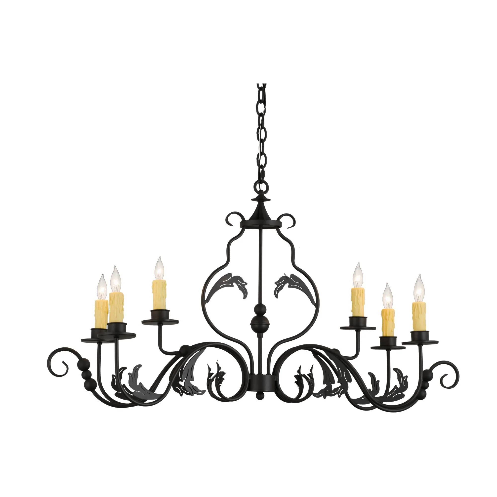 Meyda Lighting 42 Inch 6 Light Semi Flush Mount Cp249584 - Image 1