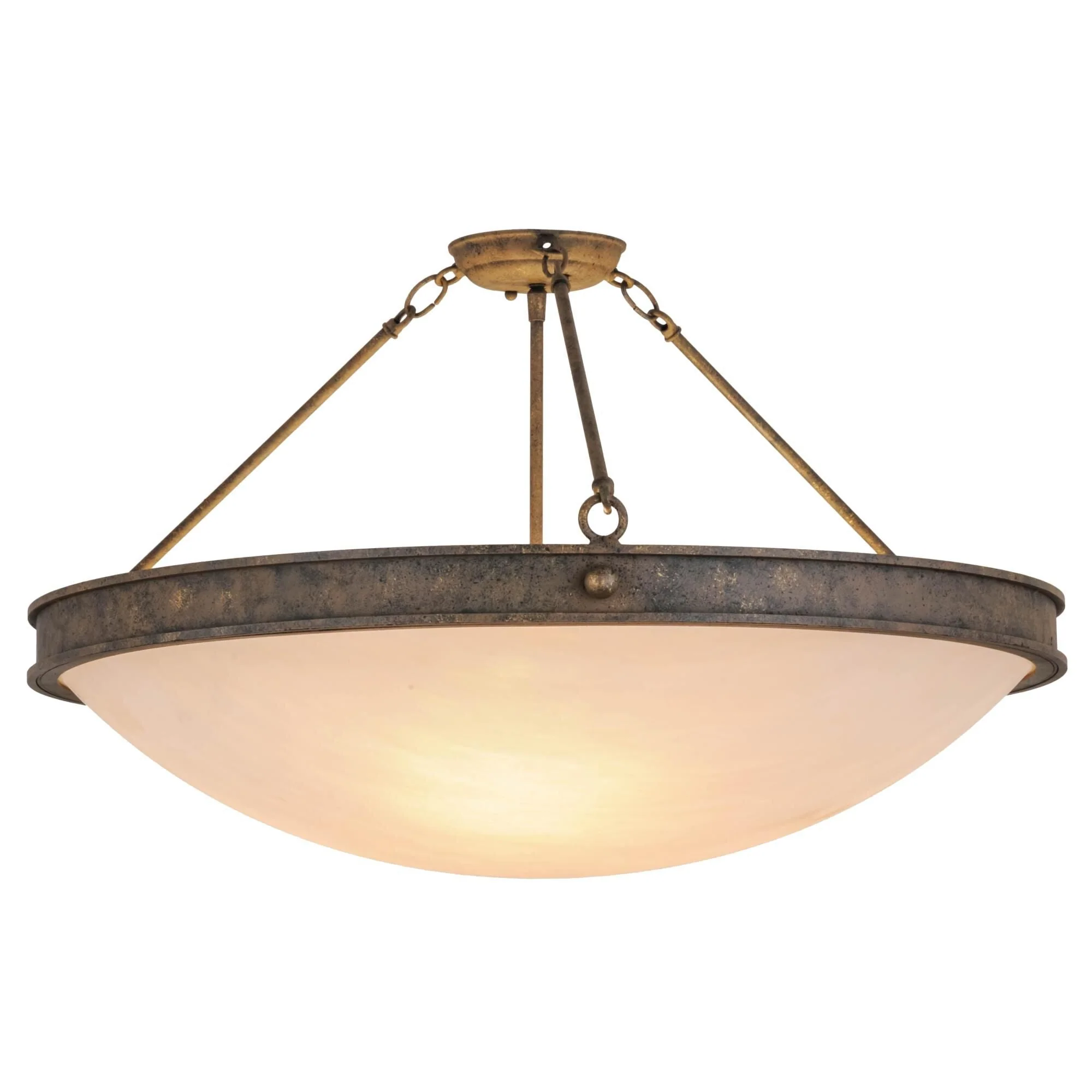 Meyda Lighting 30 Inch 3 Light Led Semi Flush Mount Cp249641 - Image 1