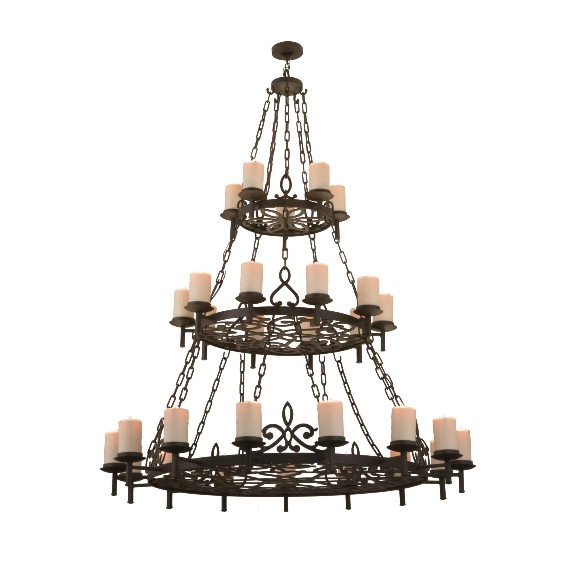 Meyda Lighting 66 Inch 30 Light Semi Flush Mount Cp249697 - Image 1