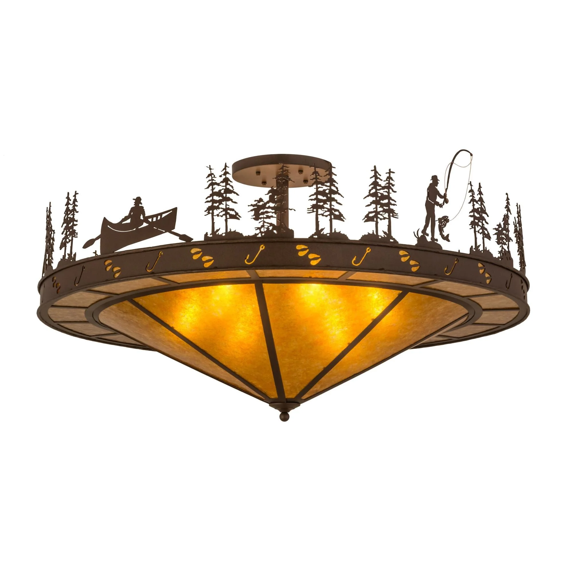 Meyda Lighting 48 Inch 6 Light Semi Flush Mount Cp249700 - Image 1