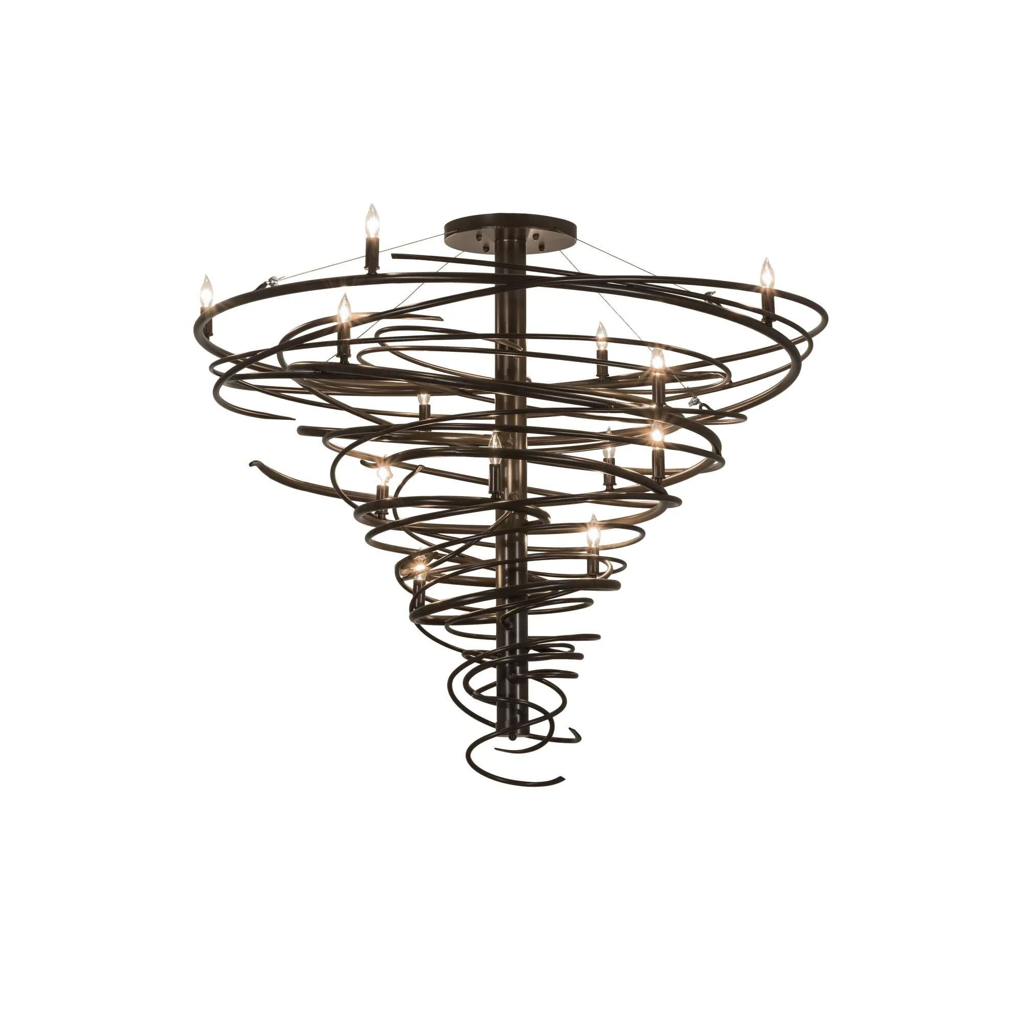 Meyda Lighting 48 Inch 14 Light Semi Flush Mount Cp249705 - Image 1