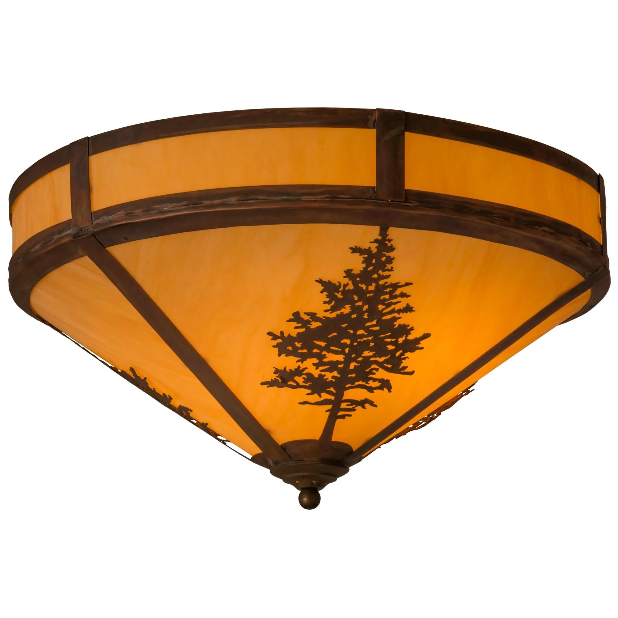 Meyda Lighting 20 Inch 2 Light Flush Mount Cp249706 - Image 1