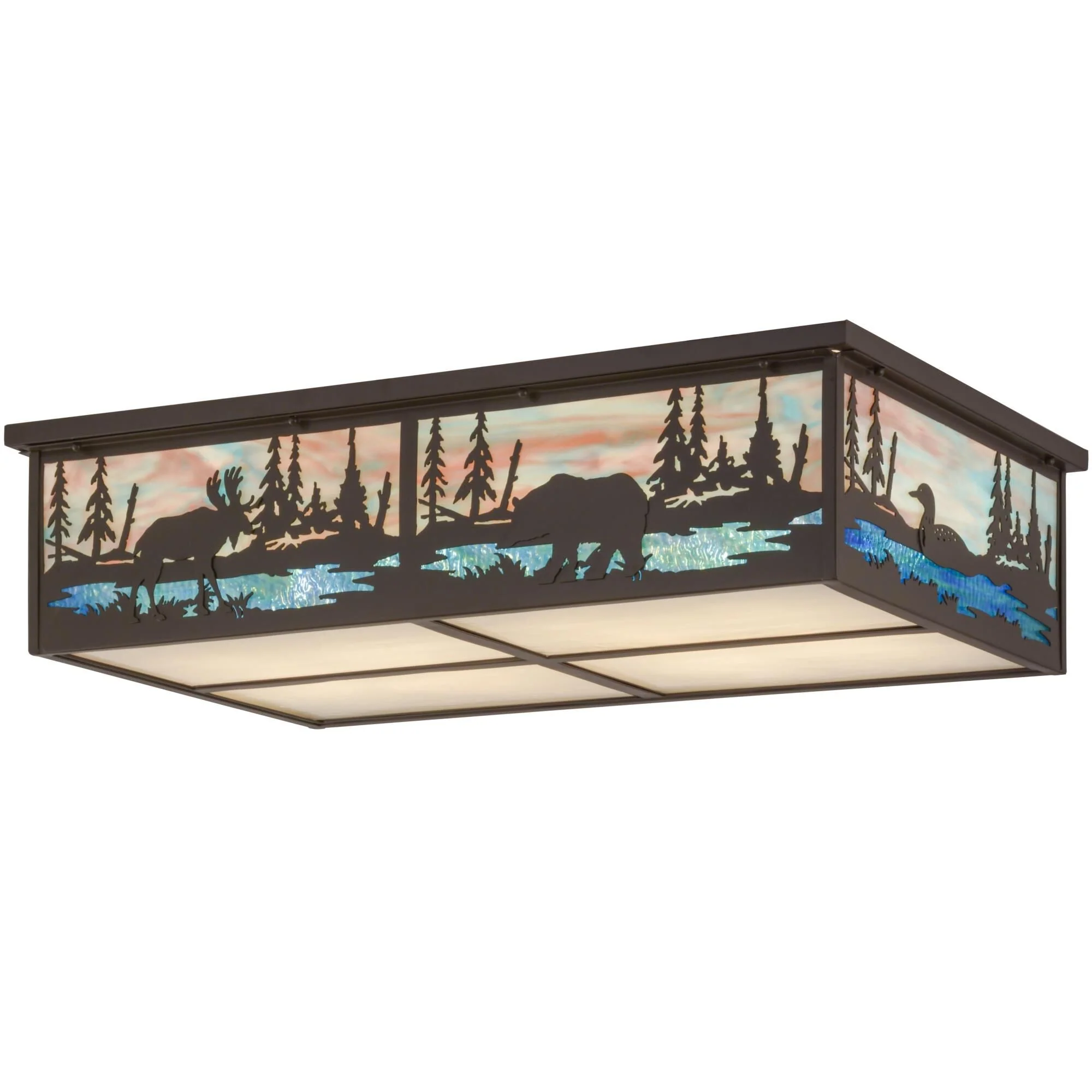 Meyda Lighting 36 Inch 8 Light Flush Mount Cp249729 - Image 1