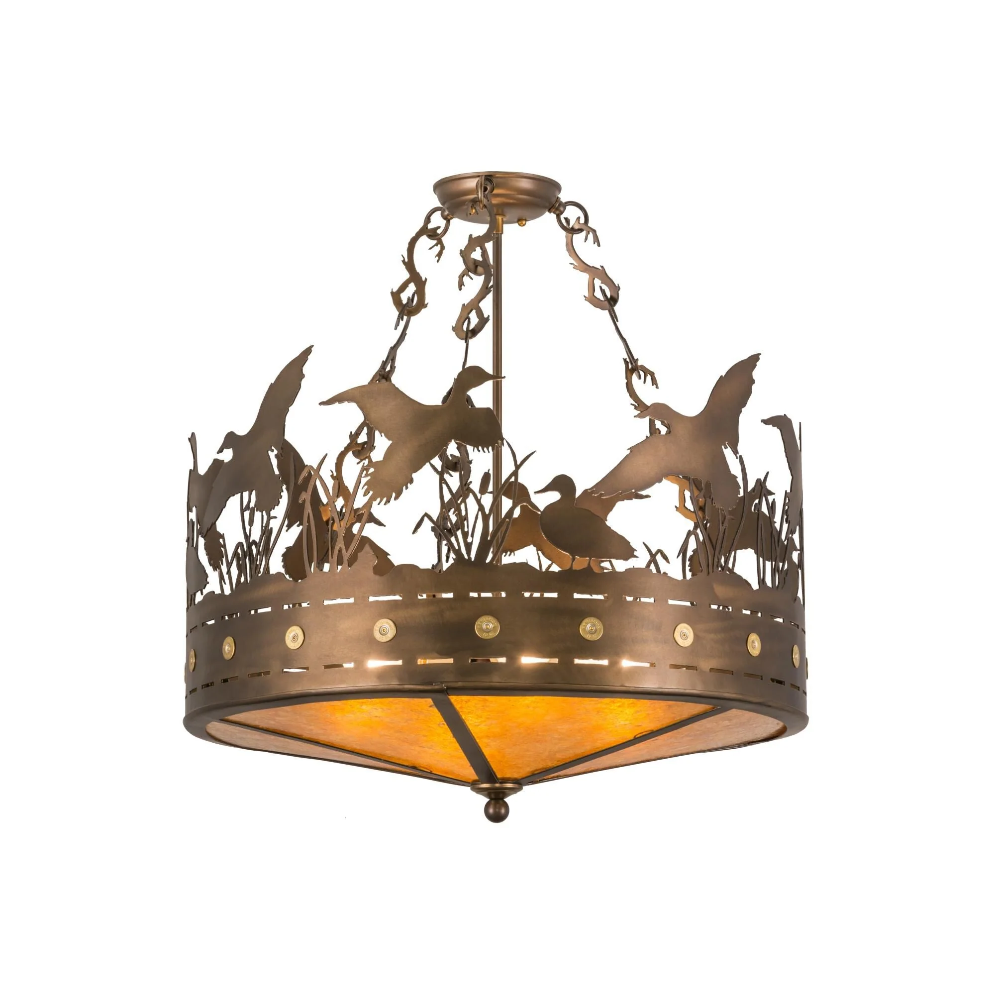 Meyda Lighting 24 Inch 4 Light Semi Flush Mount Cp249768 - Image 1