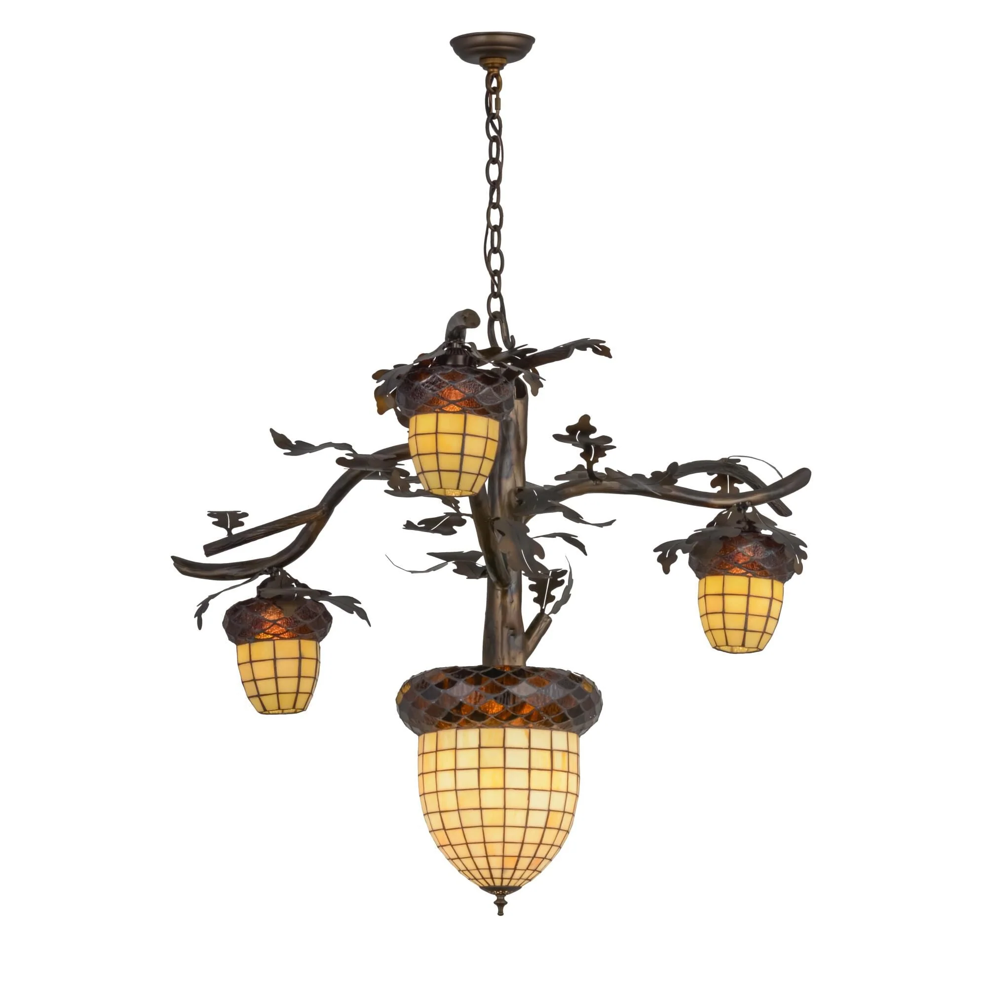 Meyda Lighting 48 Inch 4 Light Semi Flush Mount Cp249779 - Image 1