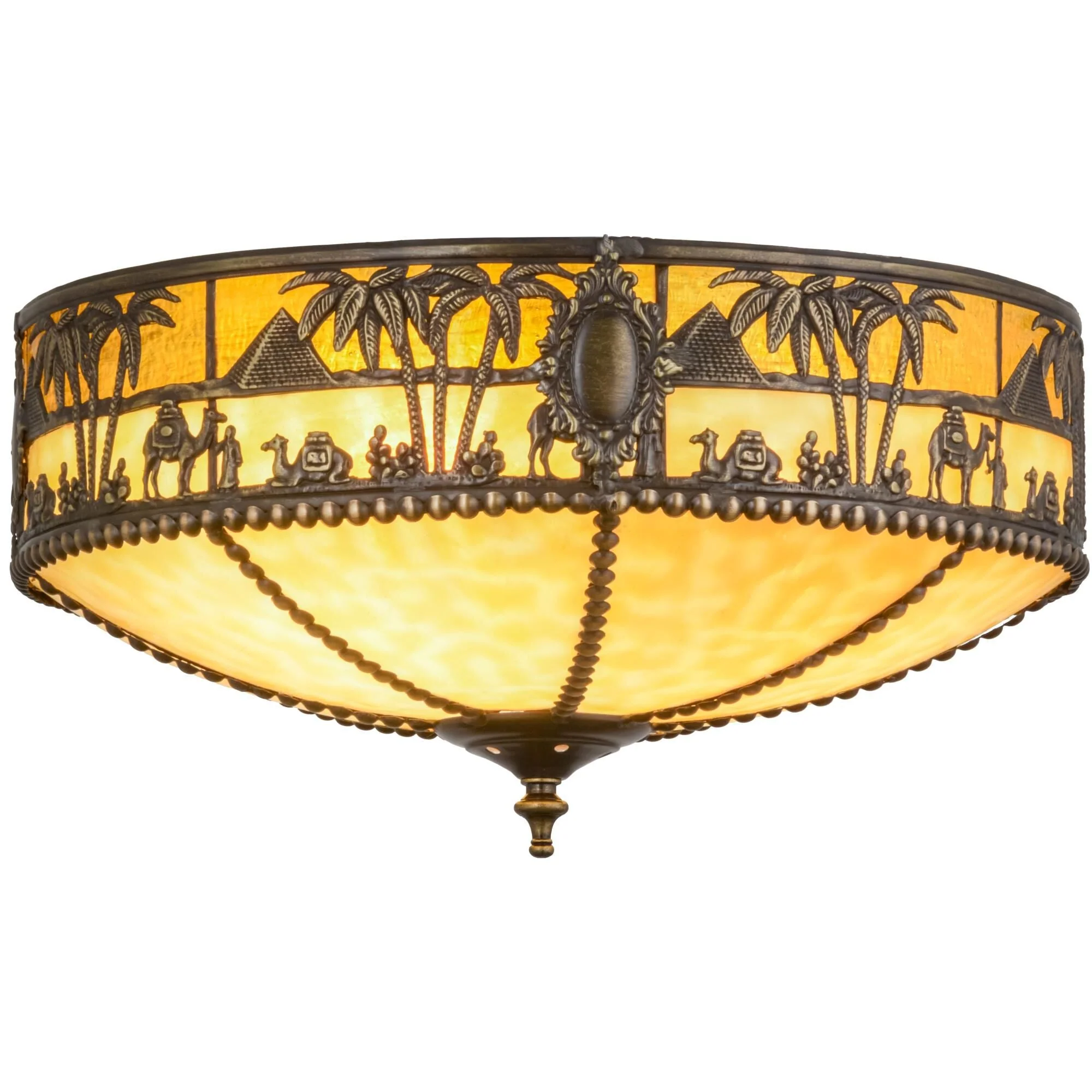 Meyda Lighting 16 Inch 3 Light Flush Mount Cp249784 - Image 1