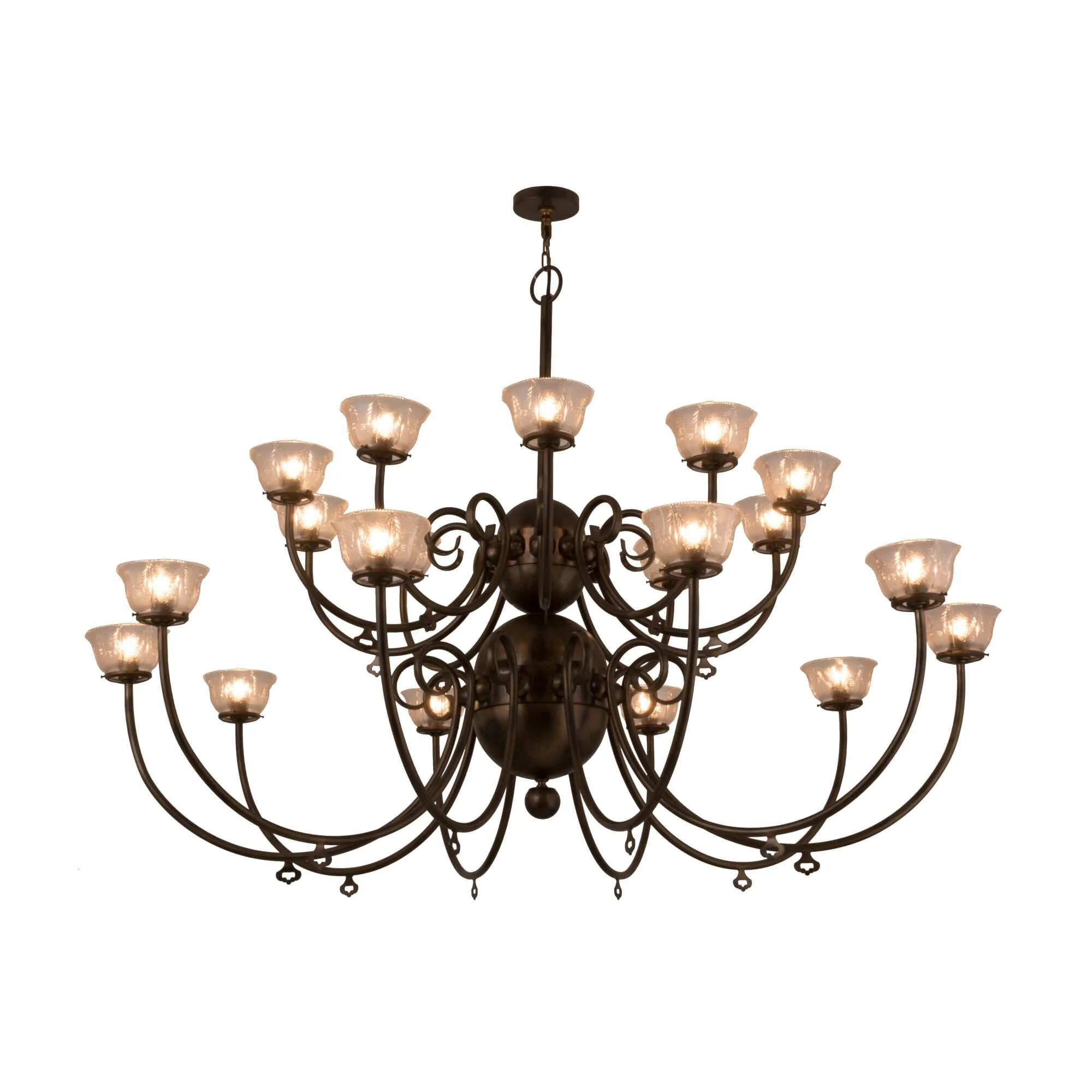 Meyda Lighting 80 Inch 20 Light Semi Flush Mount Cp249801 - Image 1