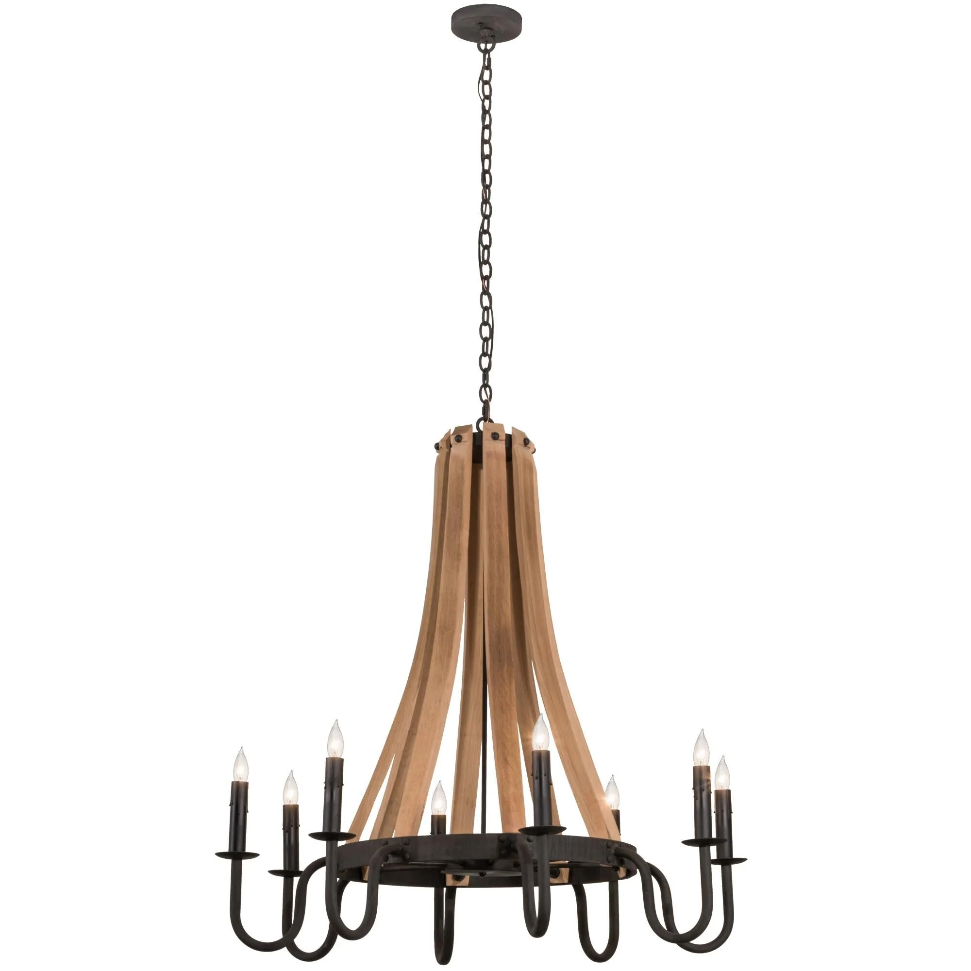 Meyda Lighting 42 Inch 8 Light Semi Flush Mount Cp249817 - Image 1