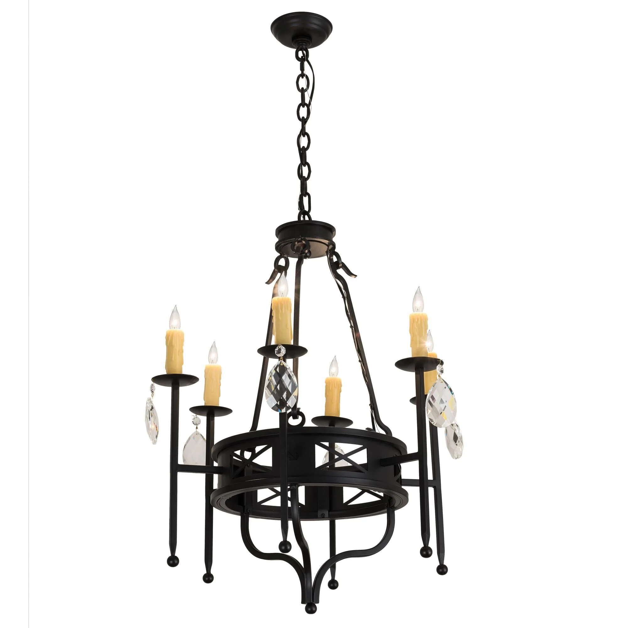 Meyda Lighting 24 Inch 6 Light Chandelier Cp249821 - Image 1