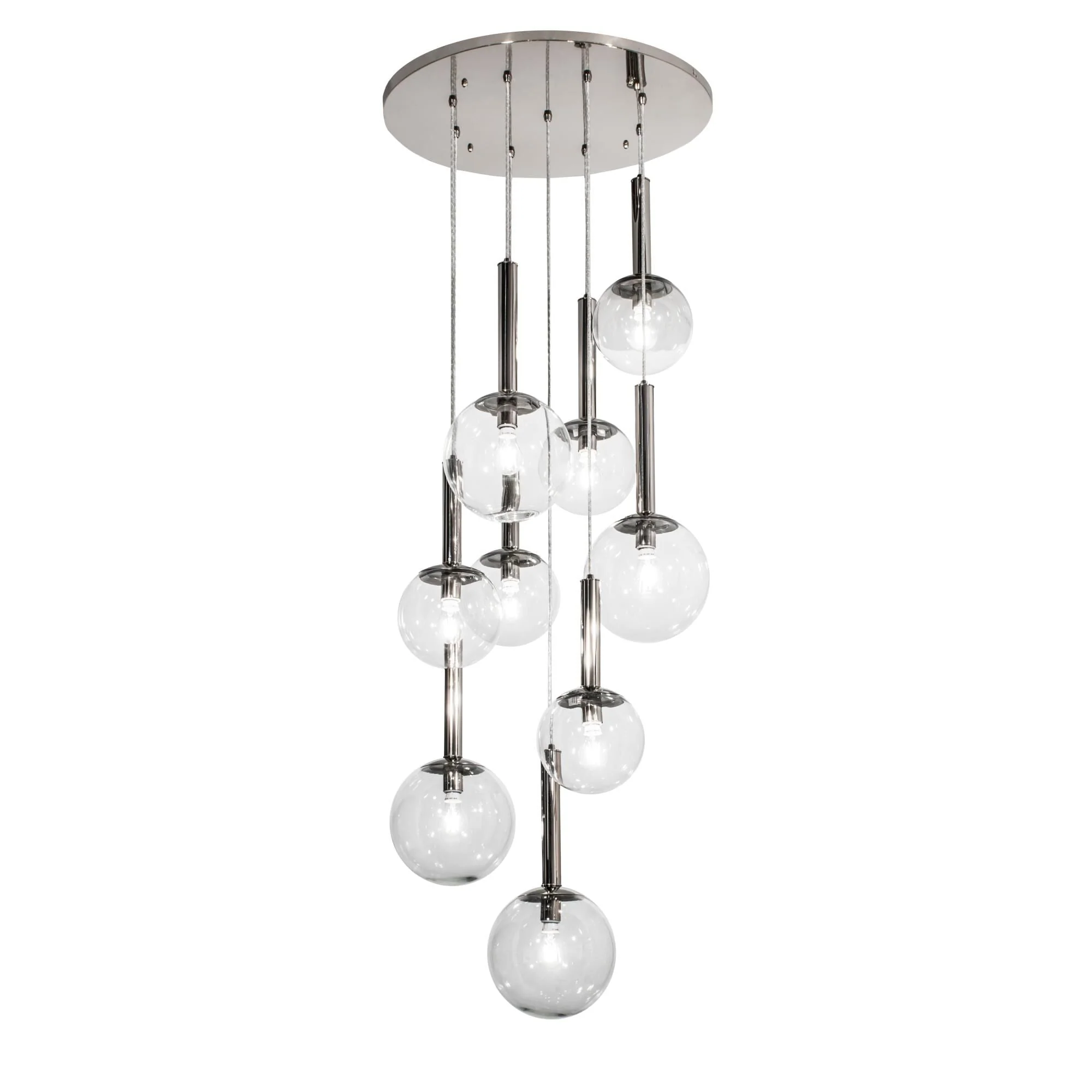 Meyda Lighting 26 Inch 9 Light Led Chandelier Cp250017 - Image 1