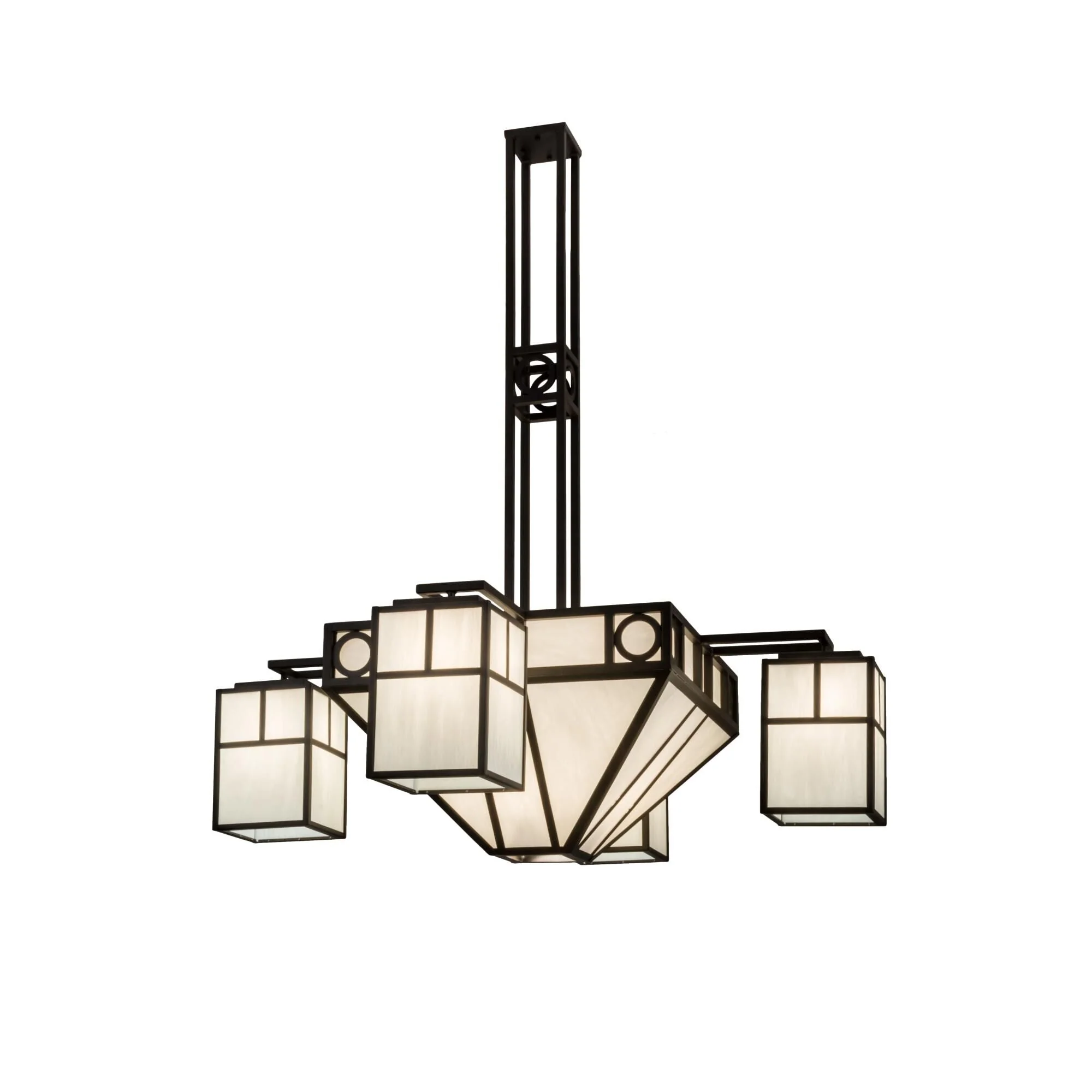 Meyda Lighting 60 Inch 12 Light Semi Flush Mount Cp250075 - Image 1