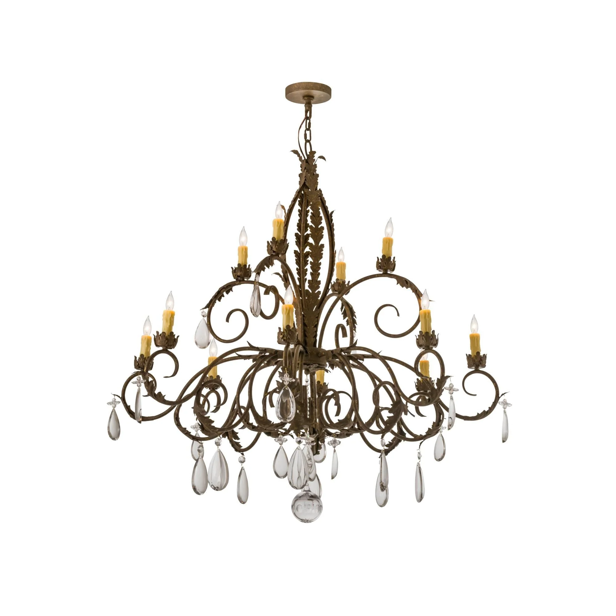 Meyda Lighting 50 Inch 12 Light Semi Flush Mount Cp250088 - Image 1