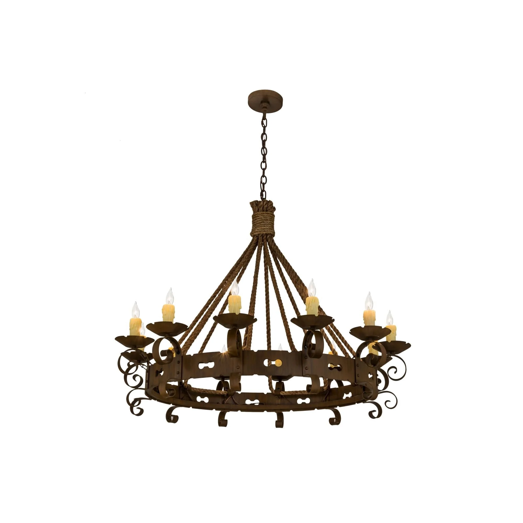 Meyda Lighting 48 Inch 12 Light Semi Flush Mount Cp250106 - Image 1
