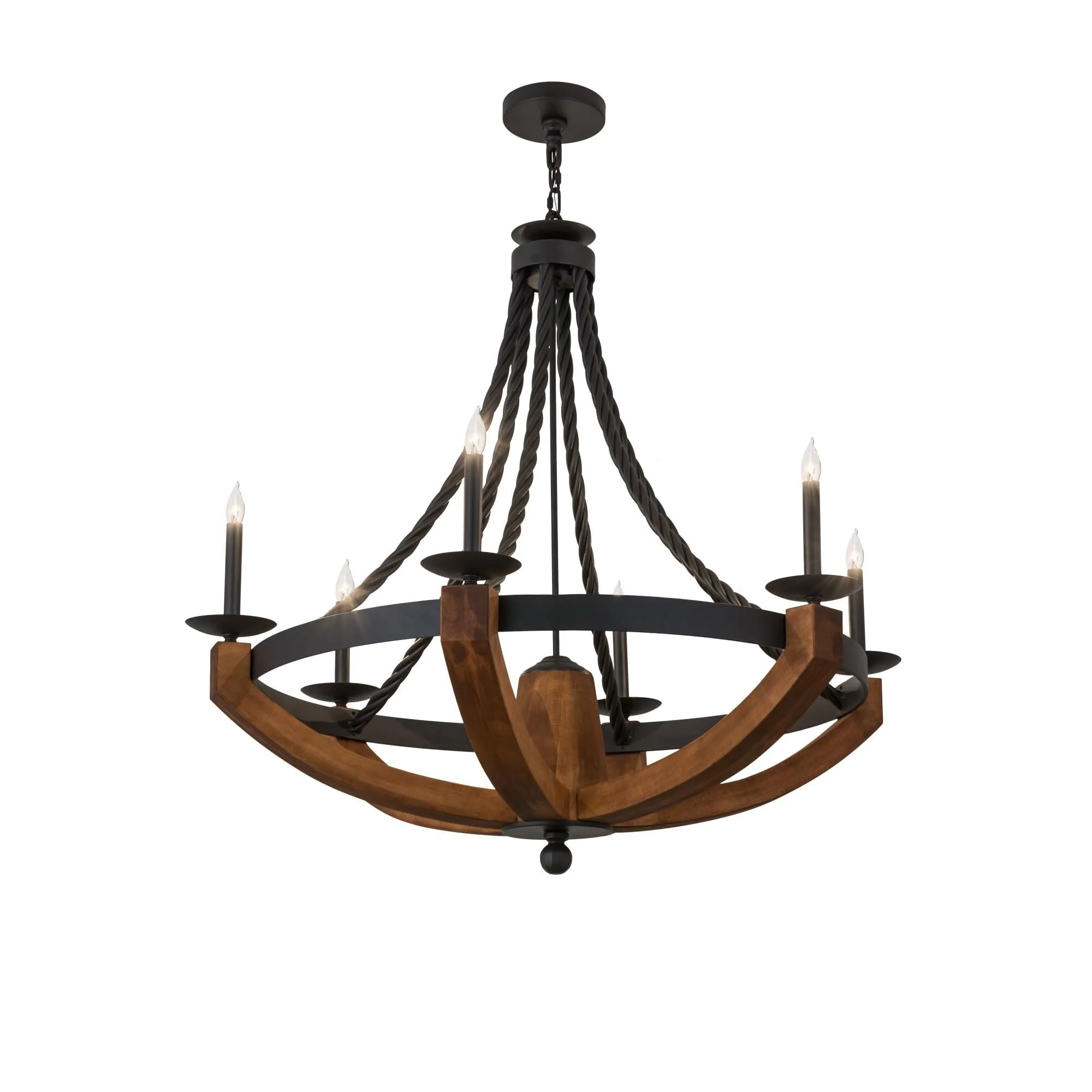 Meyda Lighting 42 Inch 6 Light Semi Flush Mount Cp250108 - Image 1