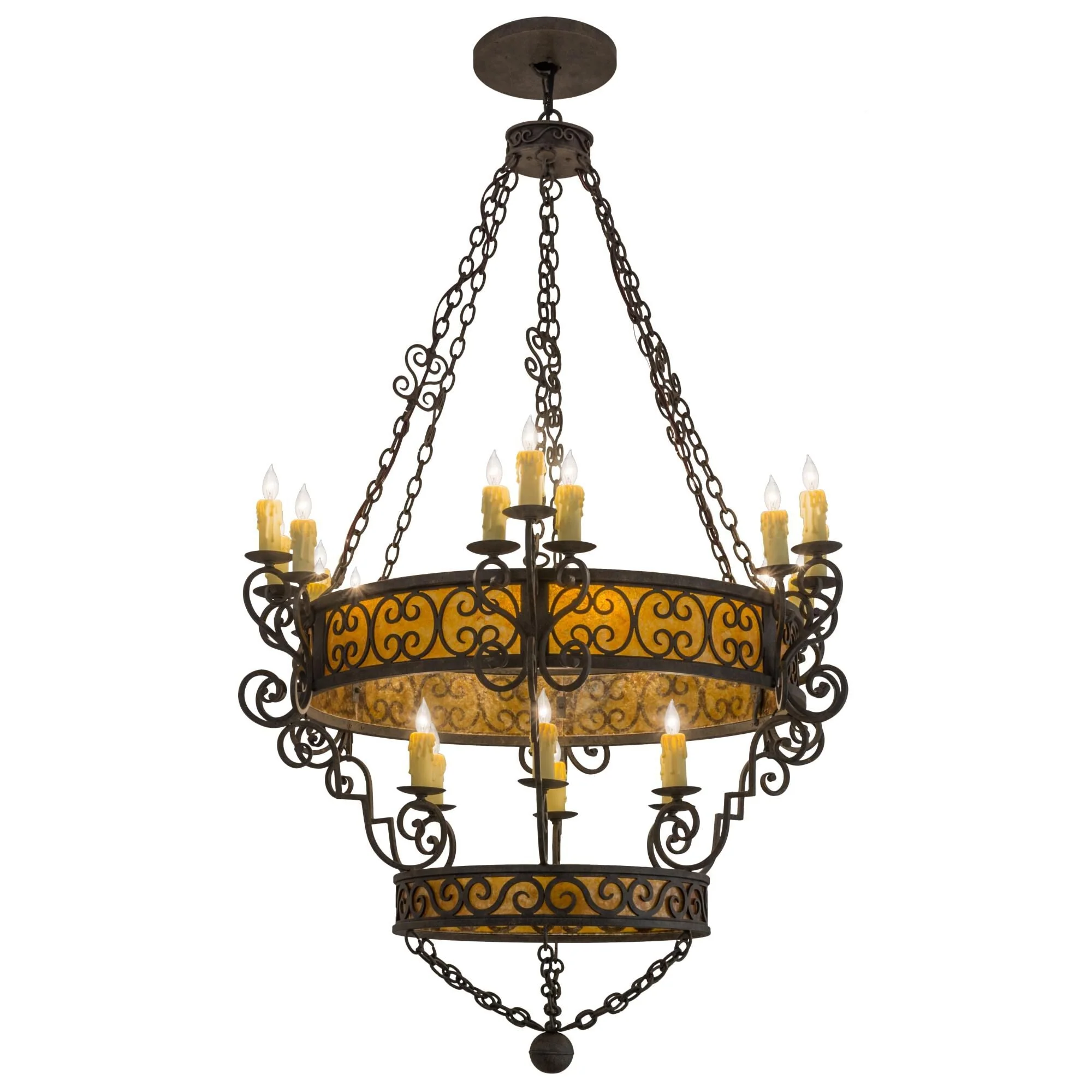 Meyda Lighting 48 Inch 24 Light Semi Flush Mount Cp250136 - Image 1