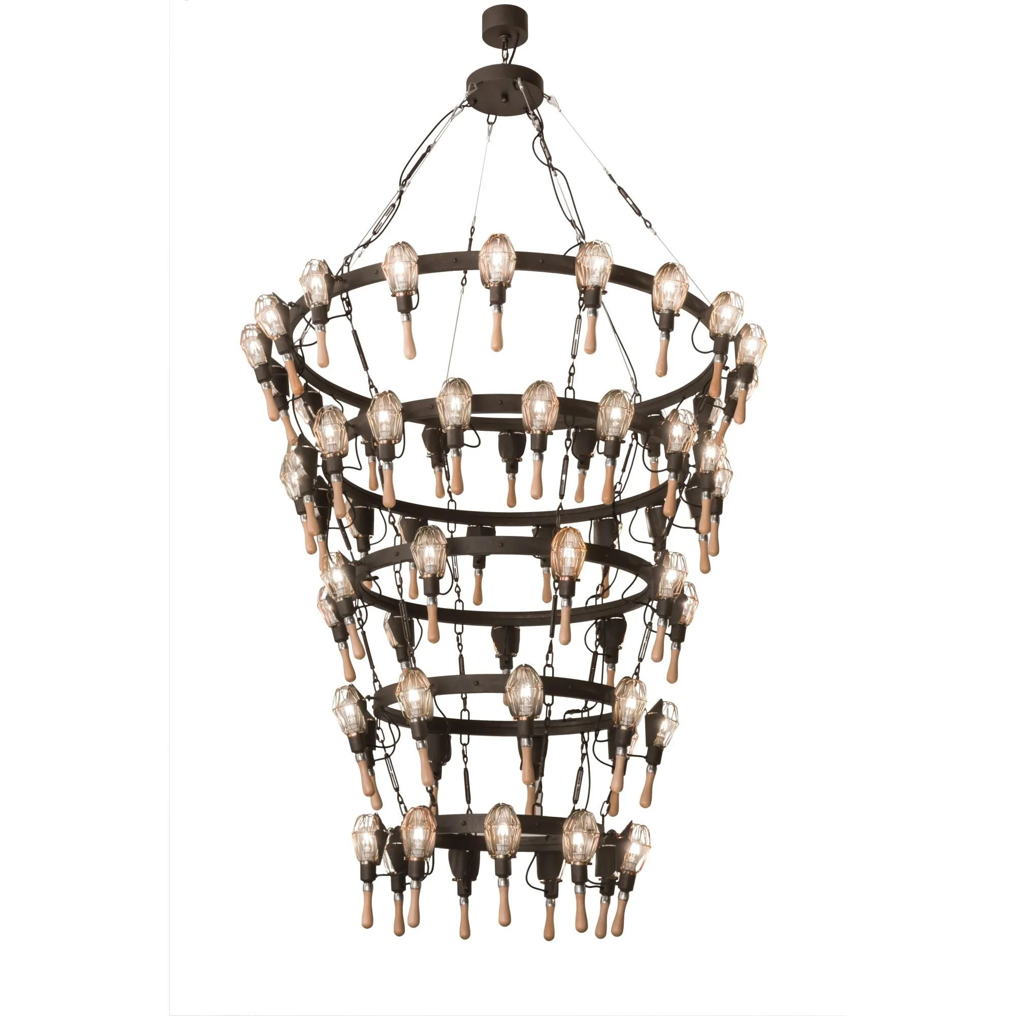 Meyda Lighting 65 Inch 63 Light Semi Flush Mount Cp250177 - Image 1