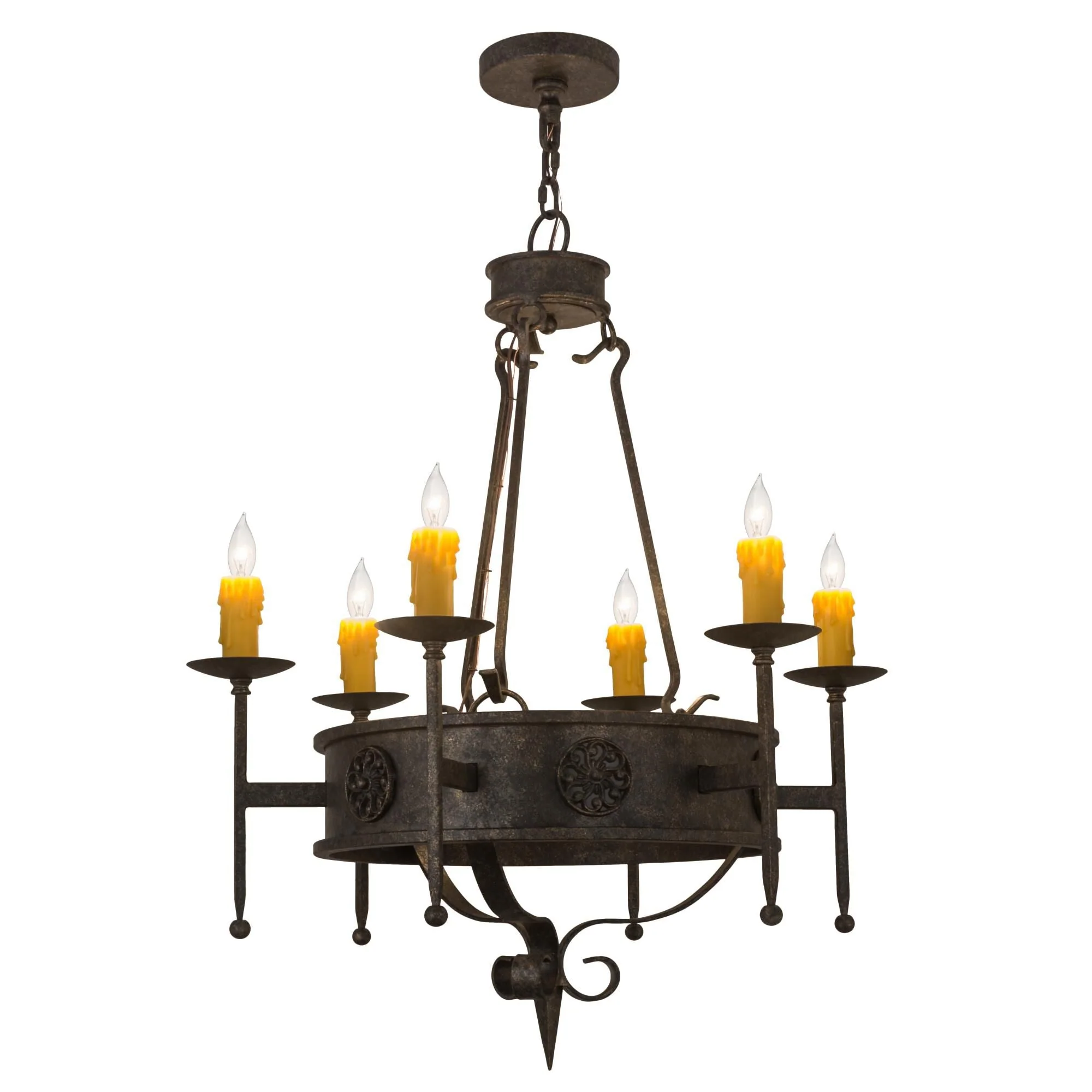 Meyda Lighting 30 Inch 6 Light Chandelier Cp250260 - Image 1