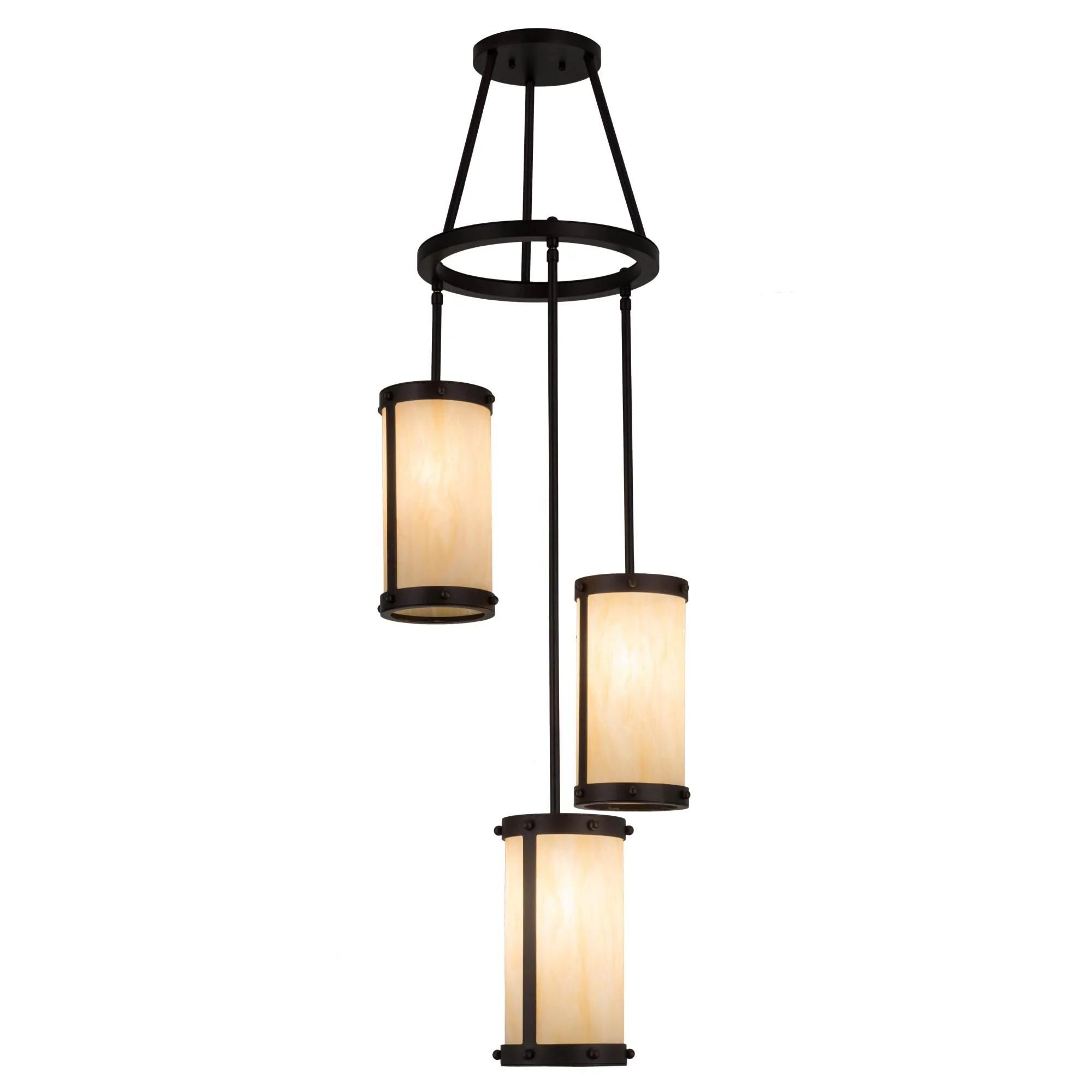 Meyda Lighting 18 Inch 3 Light Mini Chandelier Cp24103 - Image 1