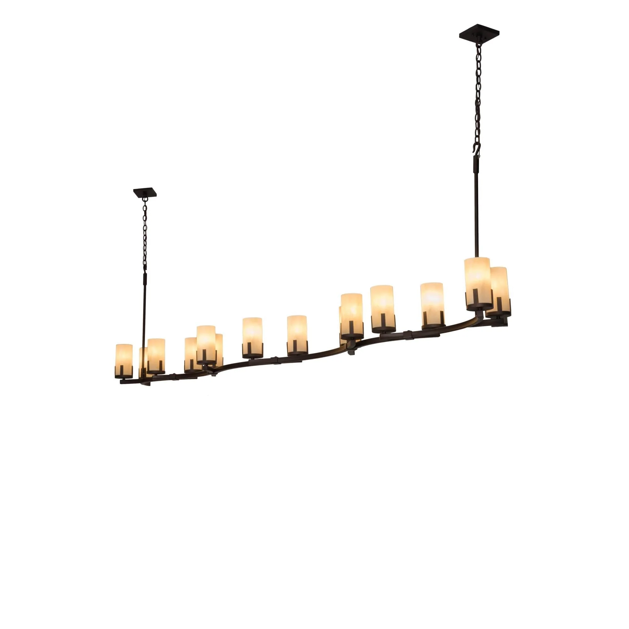 Meyda Lighting 118 Inch 14 Light Semi Flush Mount Cp250274 - Image 1