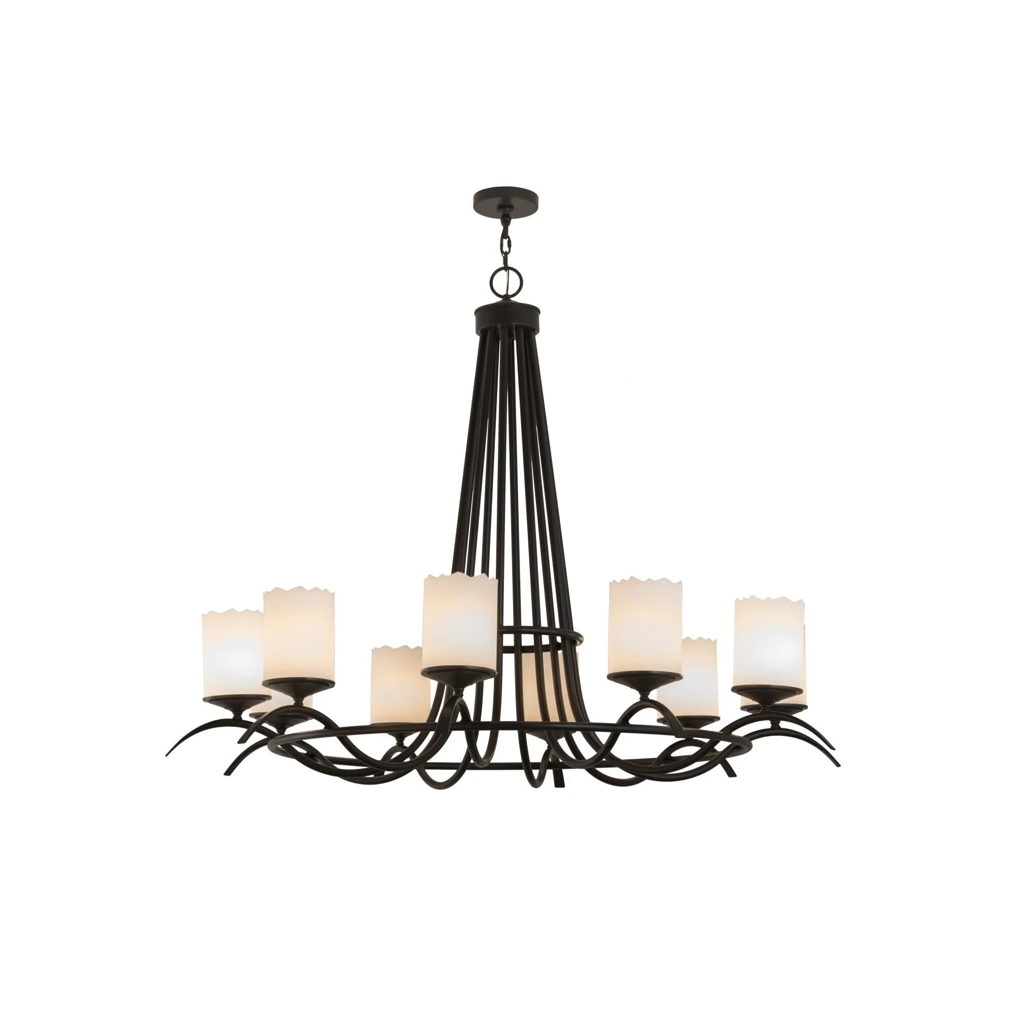 Meyda Lighting 60 Inch 10 Light Semi Flush Mount Cp250283 - Image 1