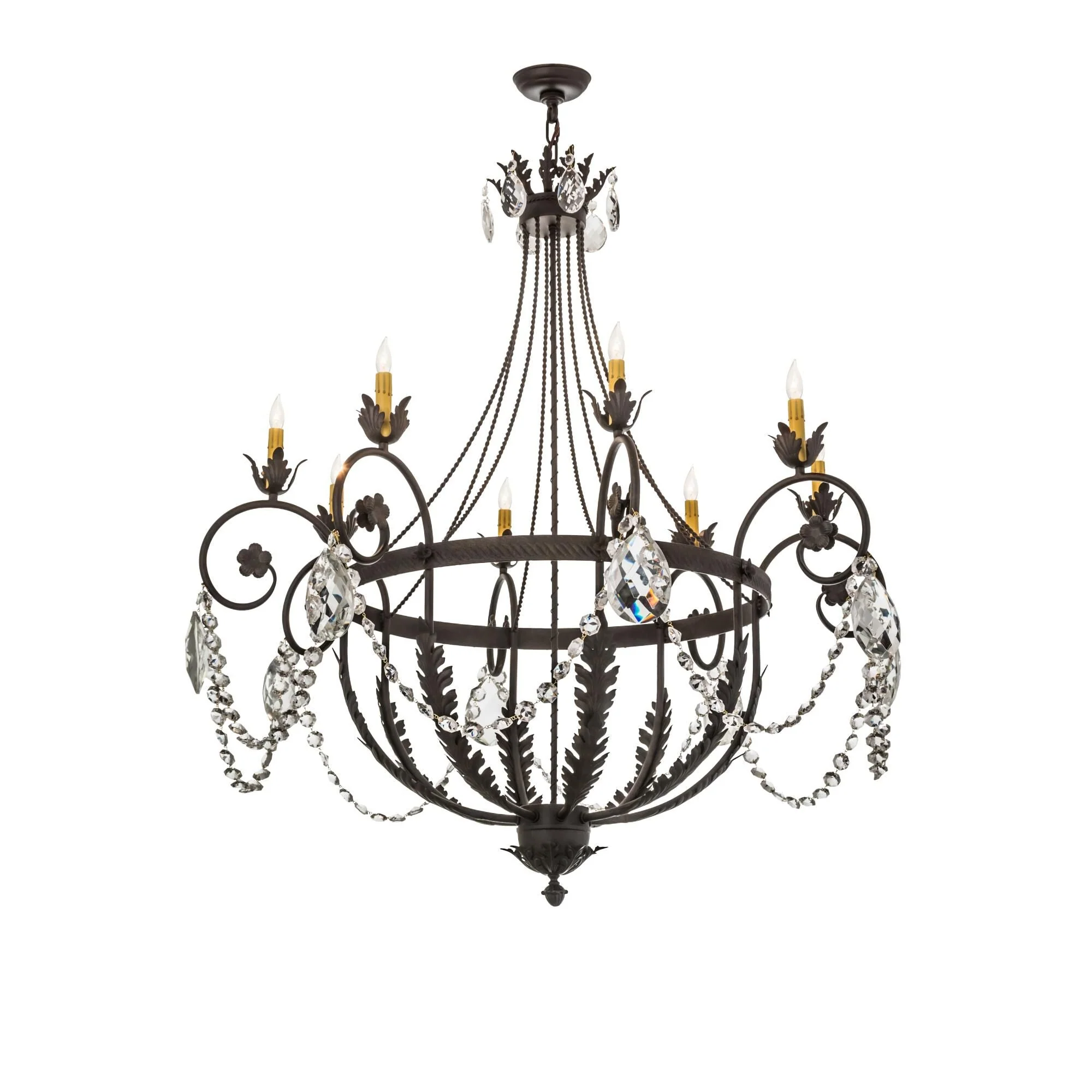 Meyda Lighting 45 Inch 8 Light Semi Flush Mount Cp250291 - Image 1