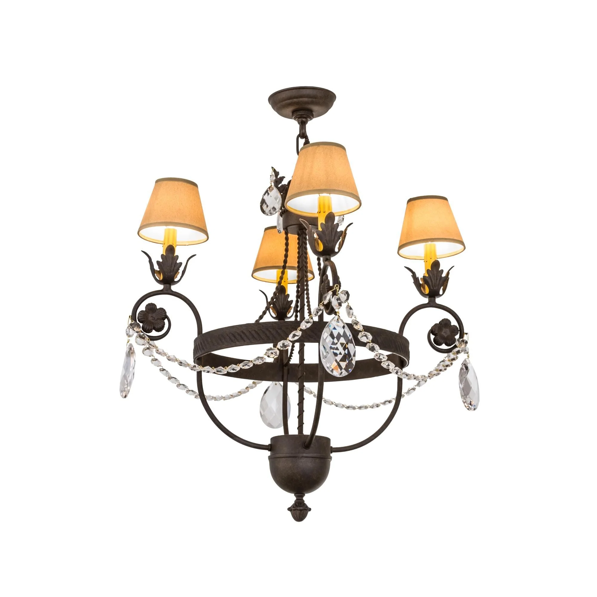 Meyda Lighting 25 Inch 4 Light Chandelier Cp250294 - Image 2