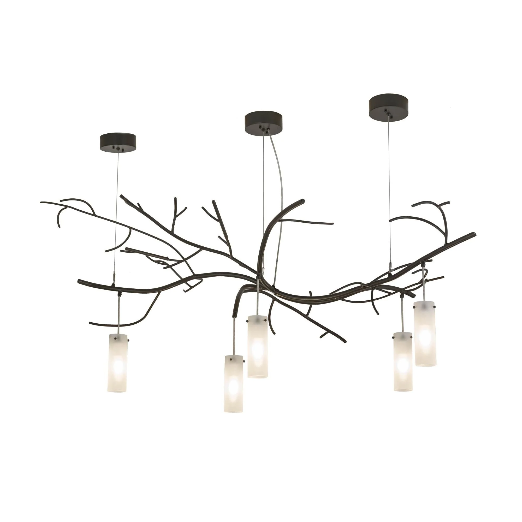Meyda Lighting 72 Inch 5 Light Semi Flush Mount Cp250310 - Image 1